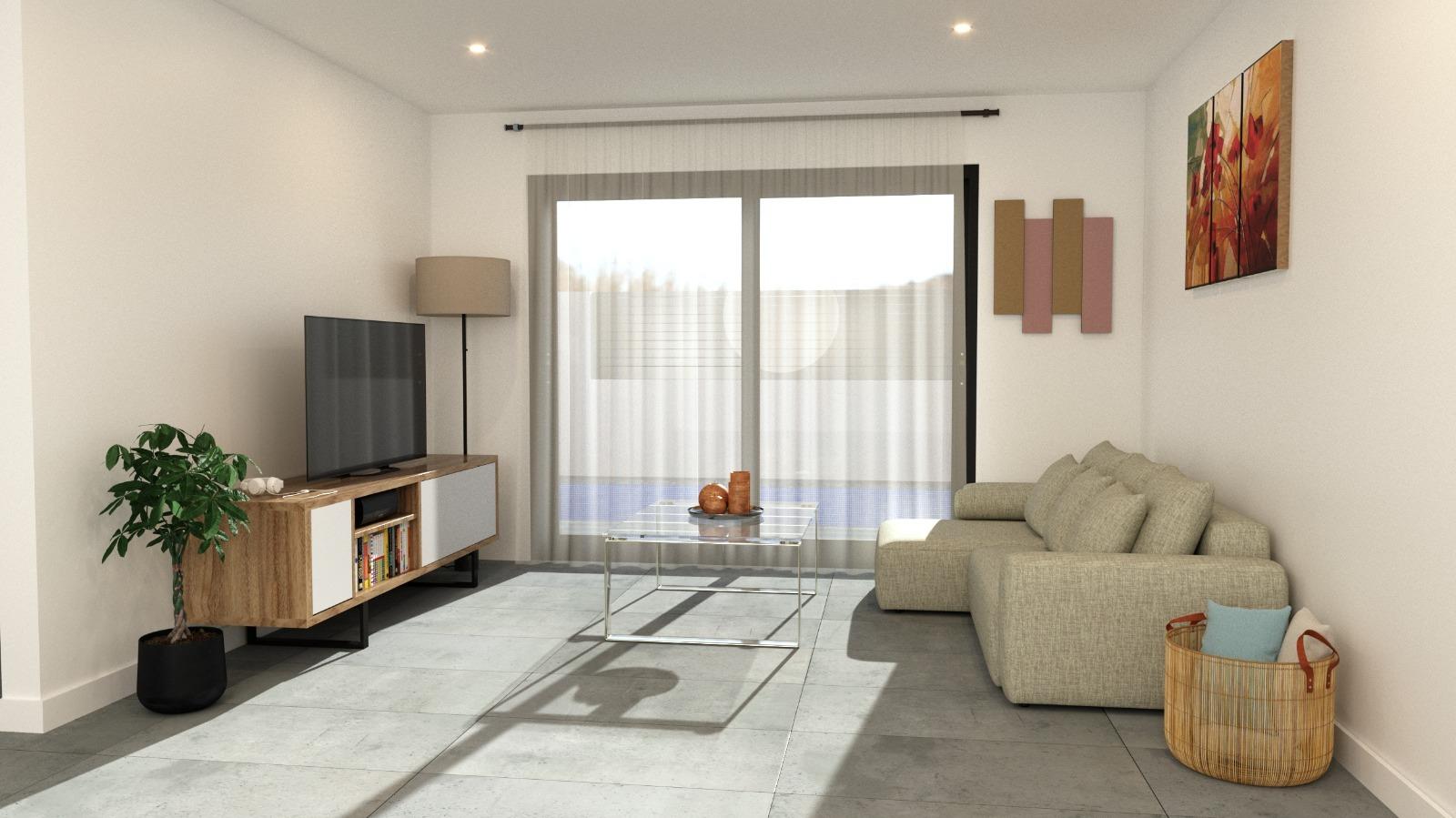 Luxury single level villas with private pools in balsicas, murcia