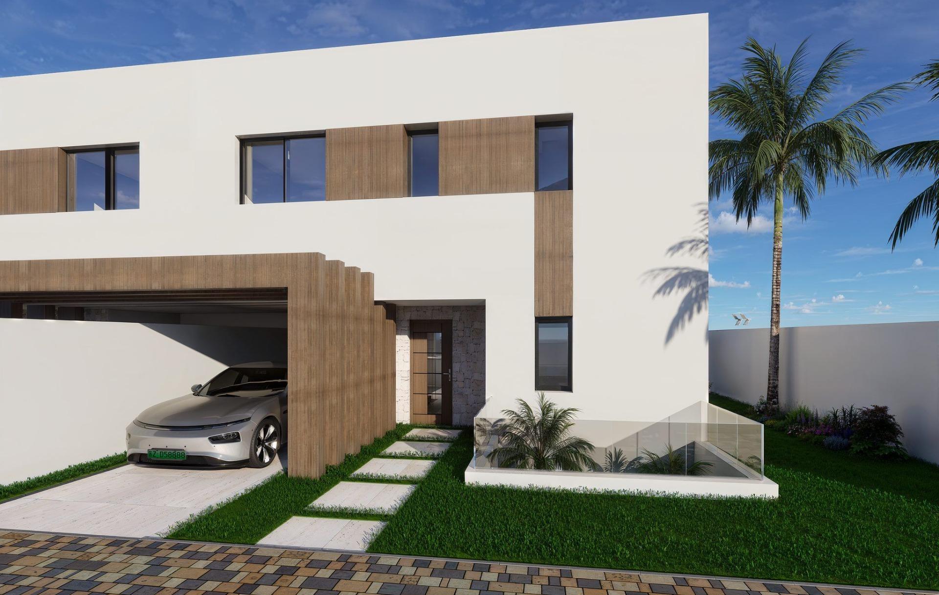 Exclusive front line lake semi detached villas in santa rosalia lake and life resort