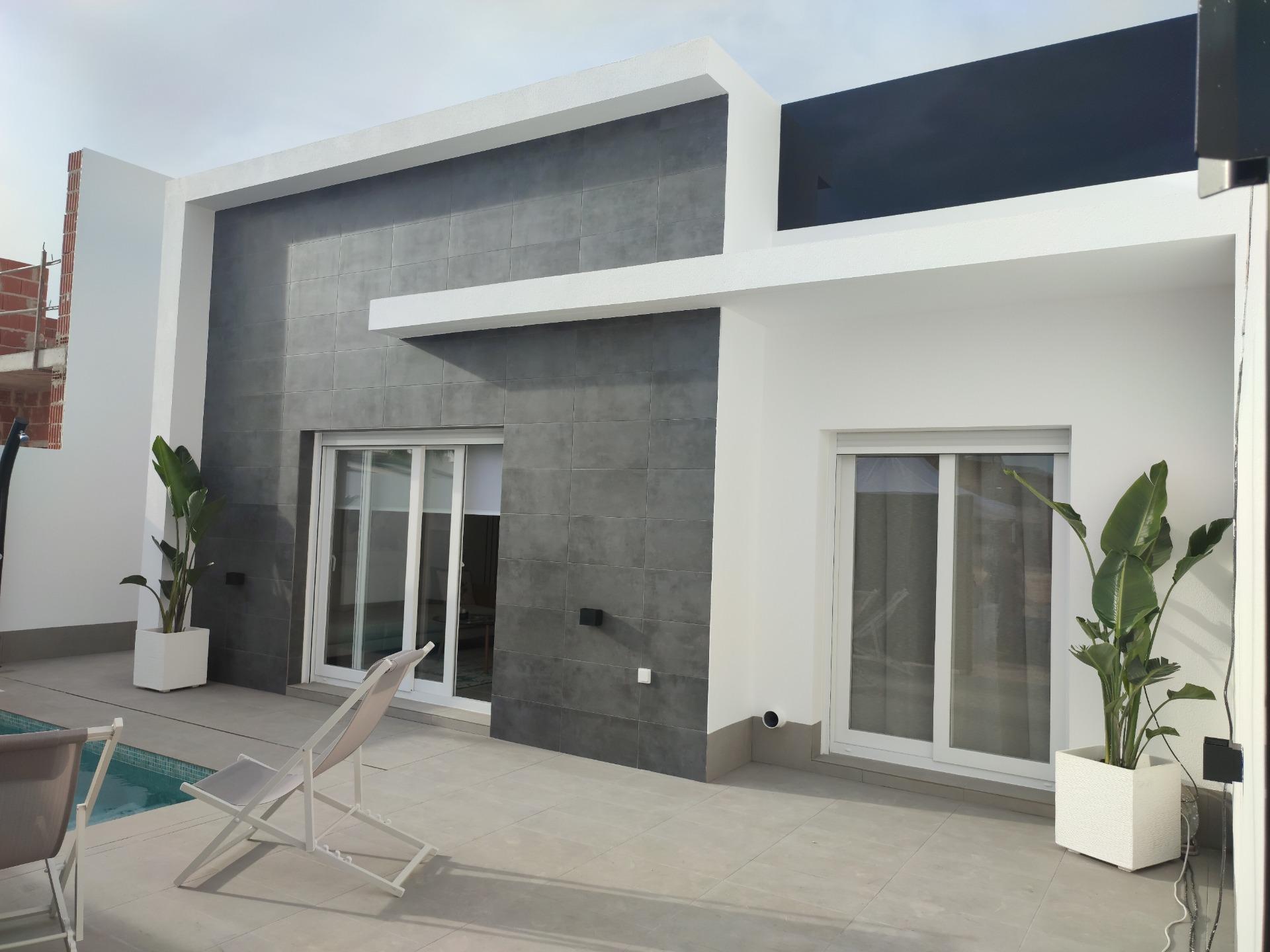 New build one level villas in balsicas, murcia