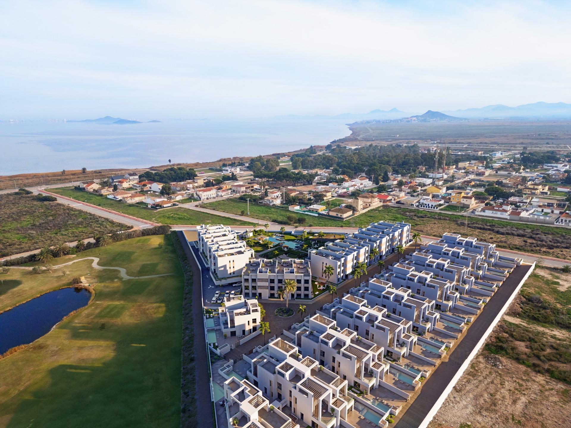 New build resort apartments at la serena golf-los alcazares near the beach