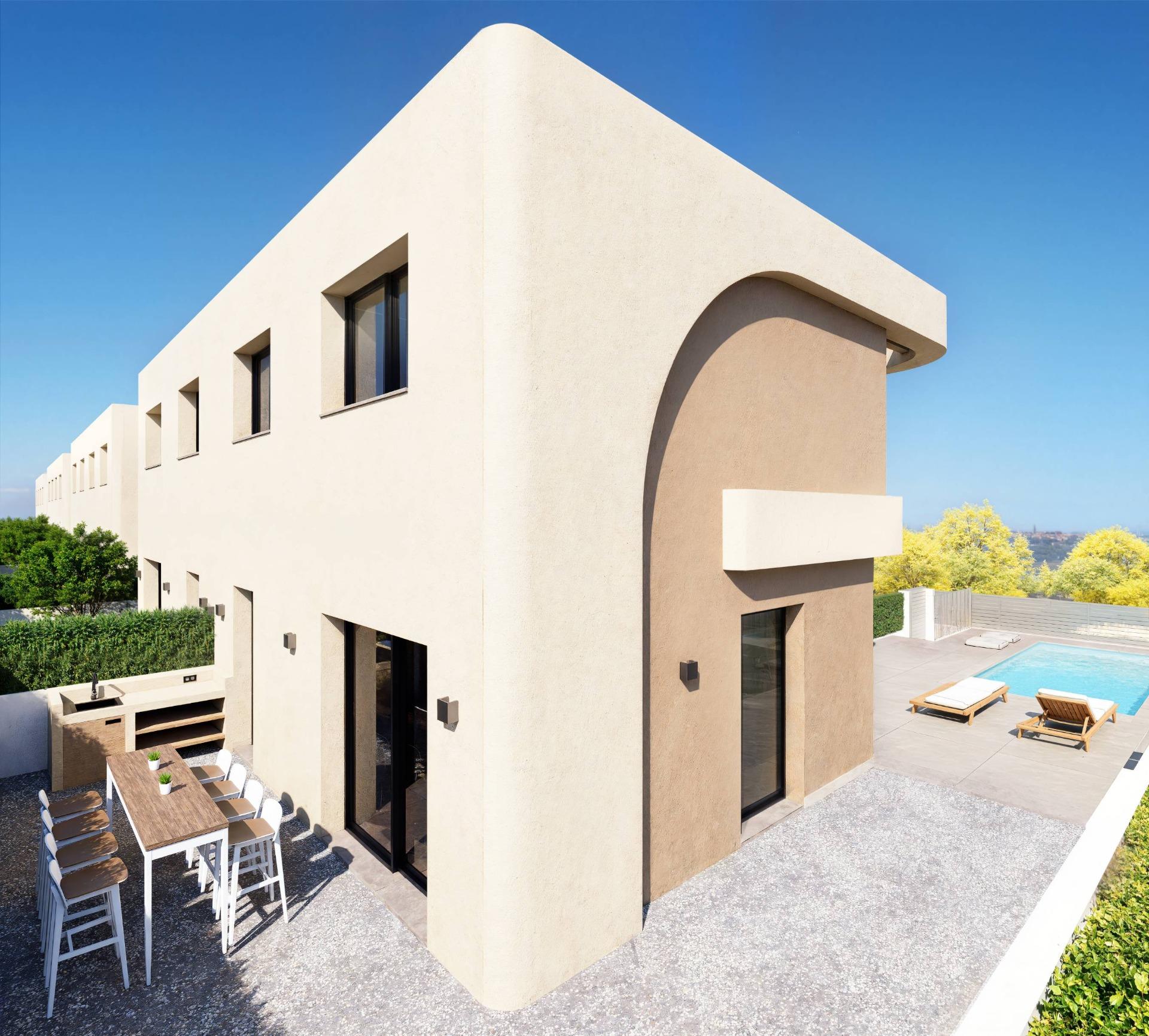 Modern semi detached villas in daya nueva with contemporary design and excellent connectivity