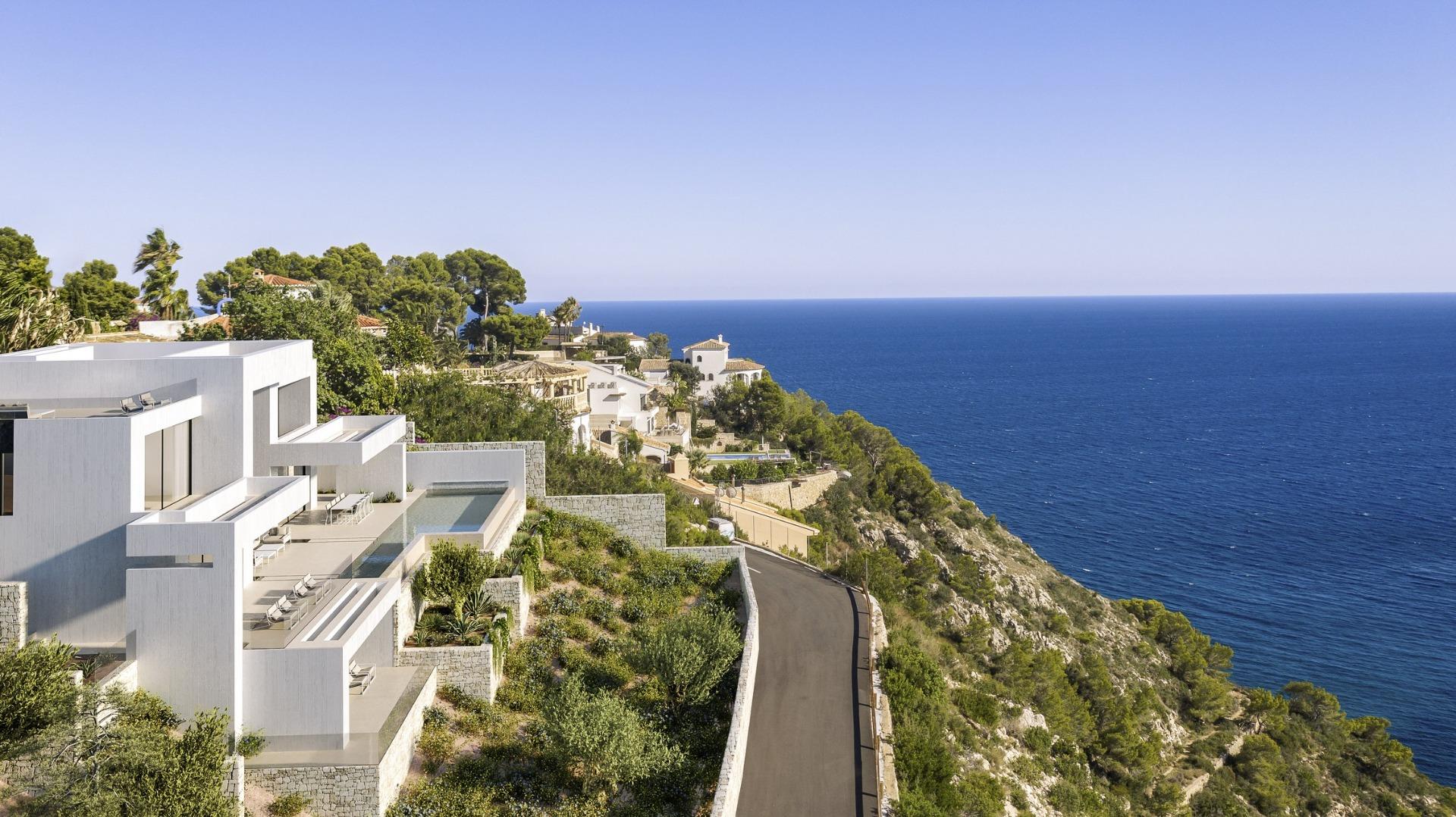 Luxury new build villa with sea views near granadella beach in javea