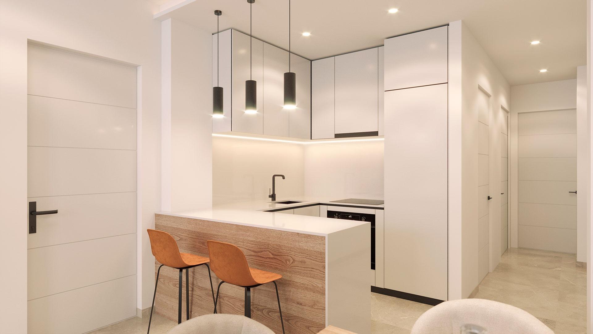 New build apartments 200 metres from the sea in torrevieja