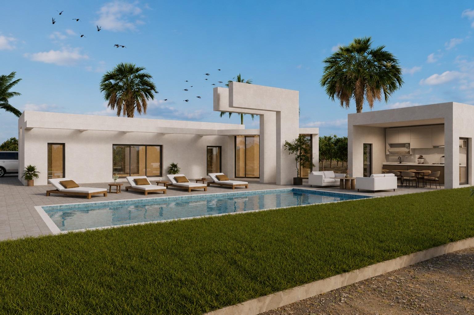 Exclusive new build villas in benejuzar, costa blanca south