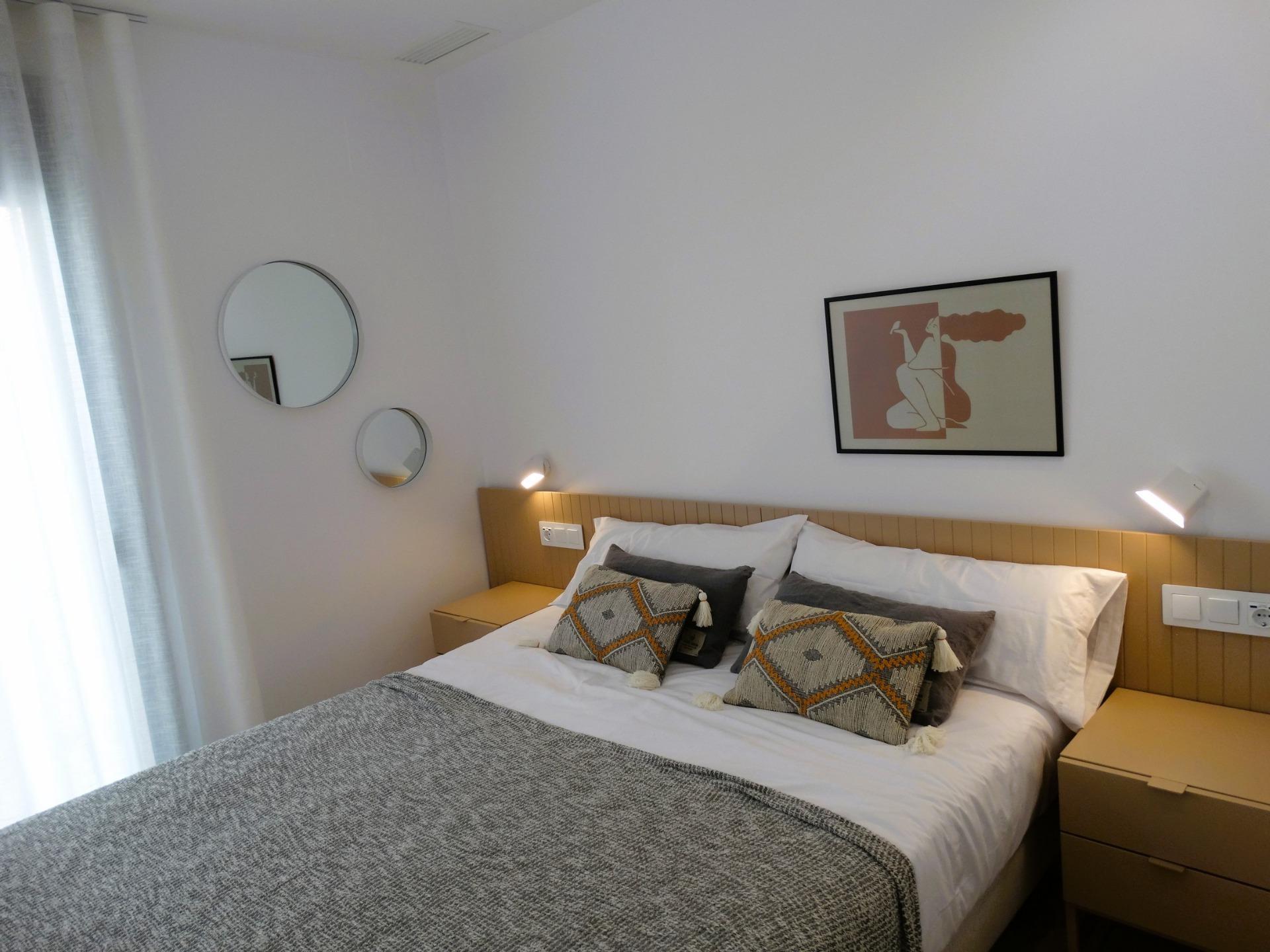 Newly built bungalows with solarium or garden in pilar de la horadada