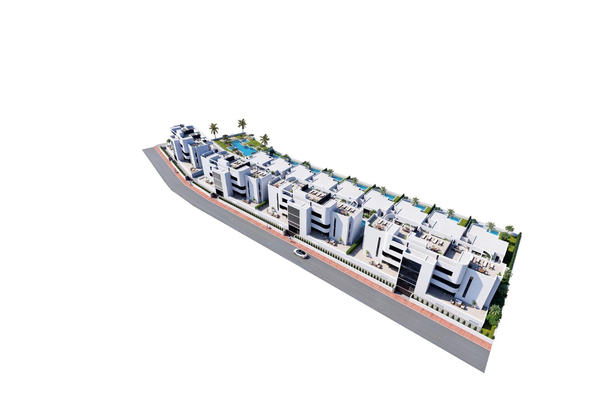 New build golf front apartments and villas in la serena golf los alcazares