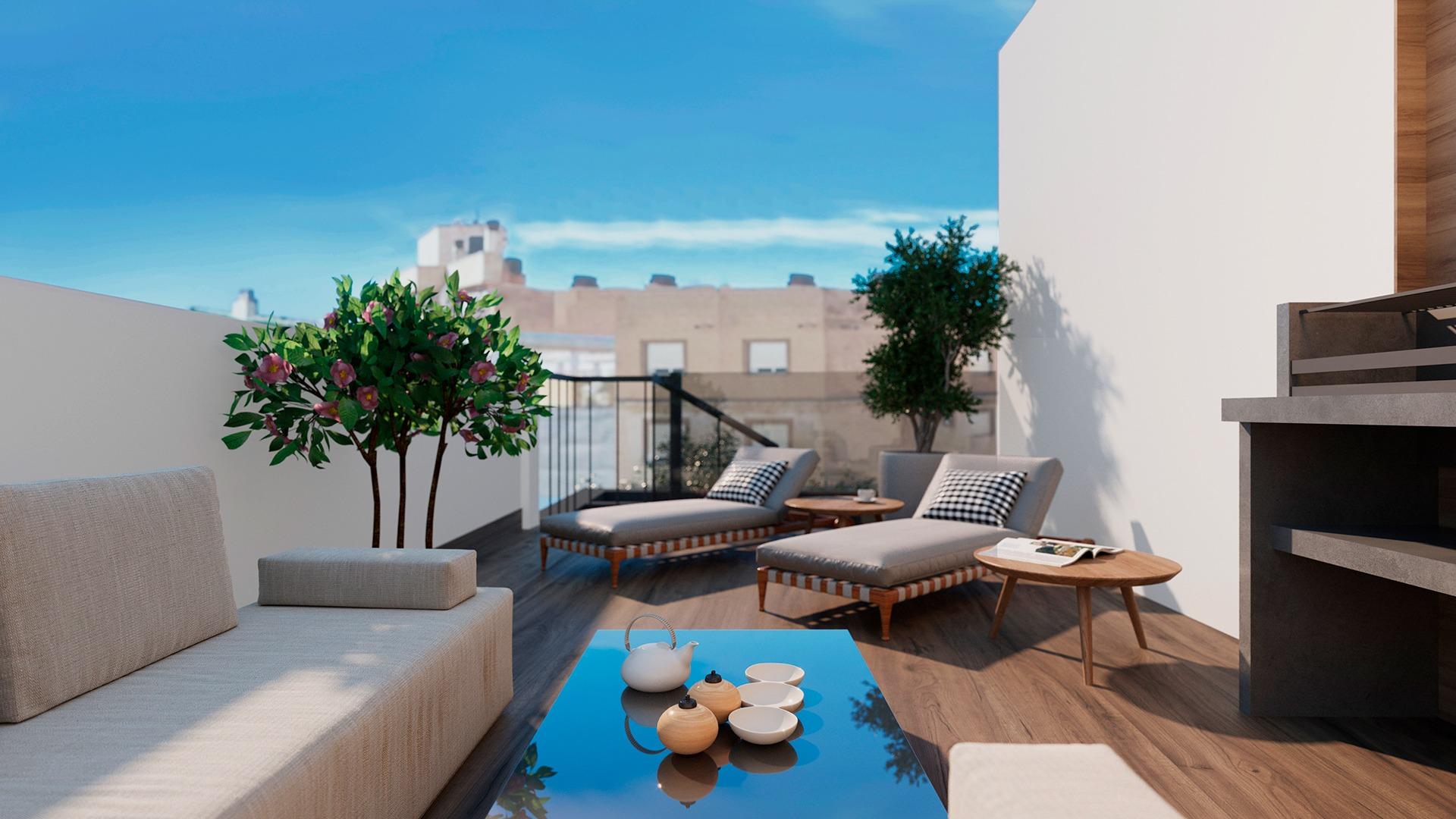 Modern apartments just 250m from playa del cura in torrevieja