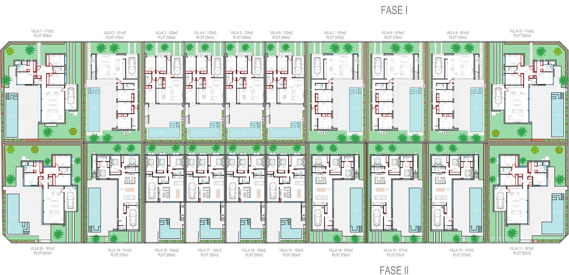 New build villas in los alcazares