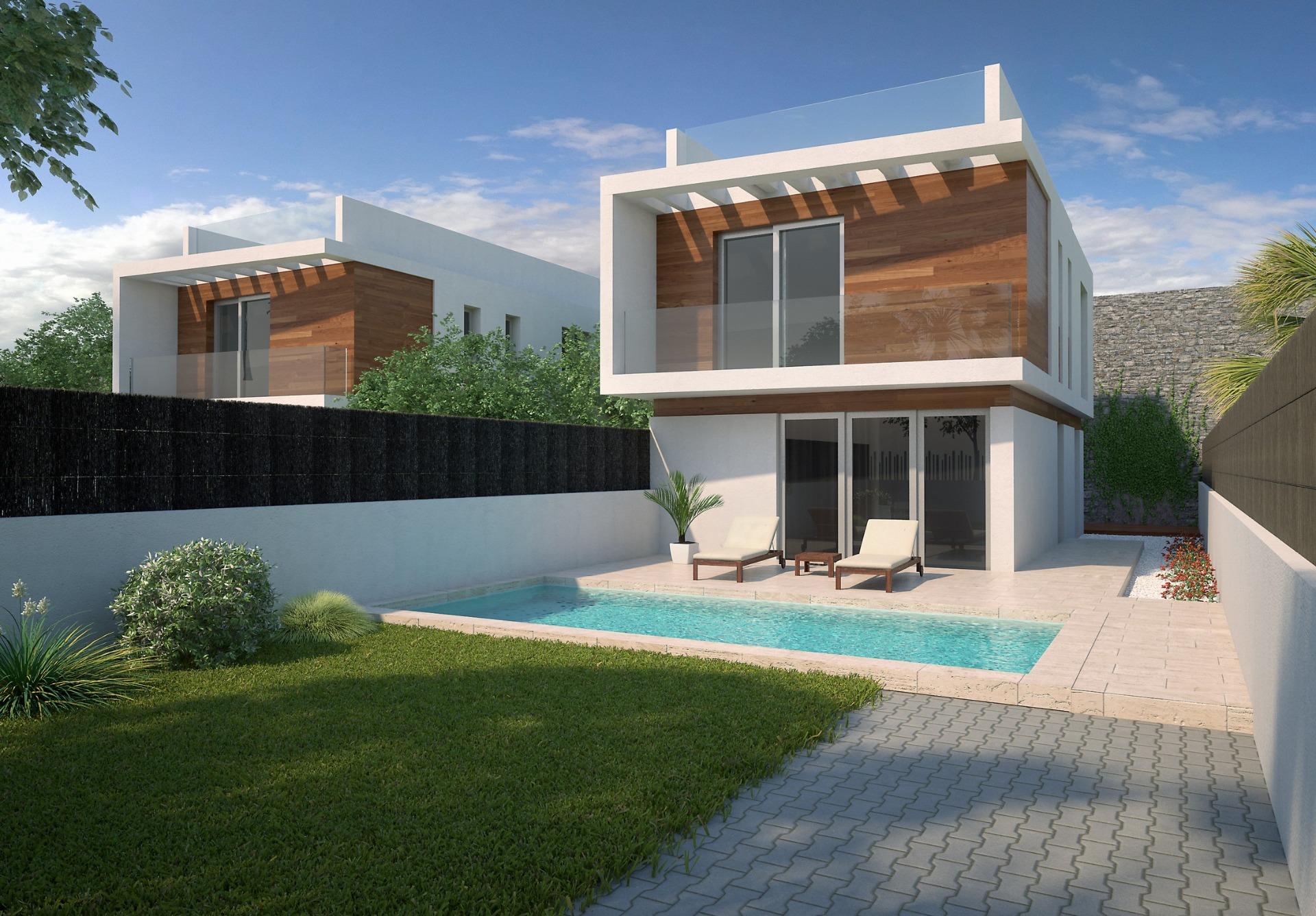New build modern villas in villamartin