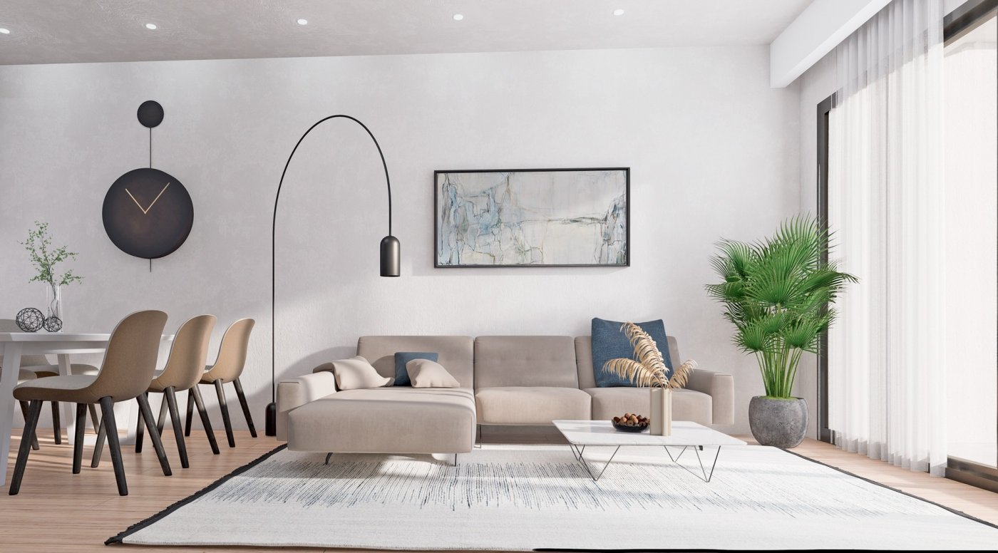 New build residential of bungalow apartments in los balcones