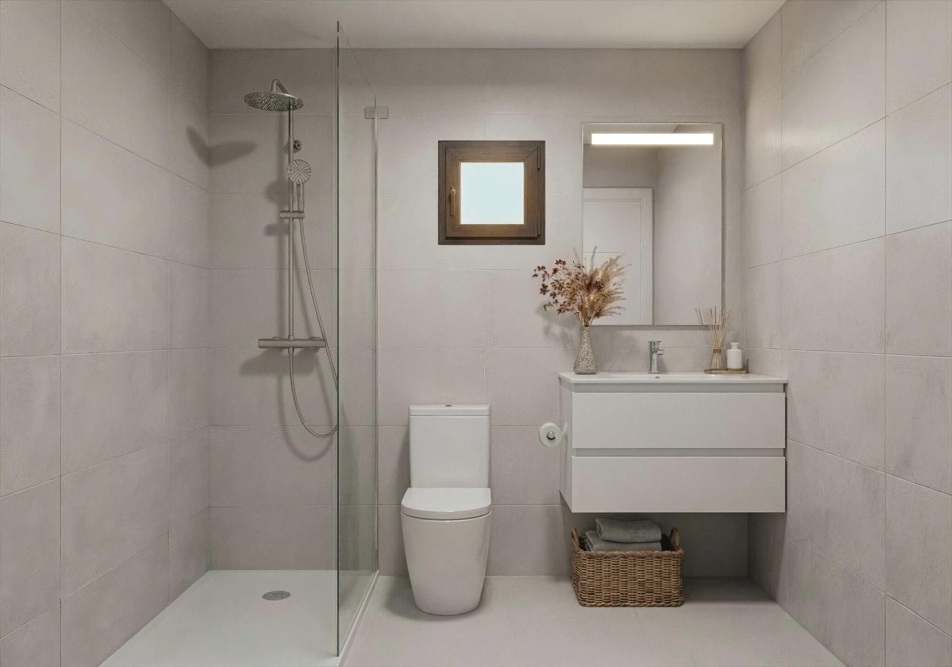 New build villas in camposol golf (mazarron-murcia) with private solarium and basement