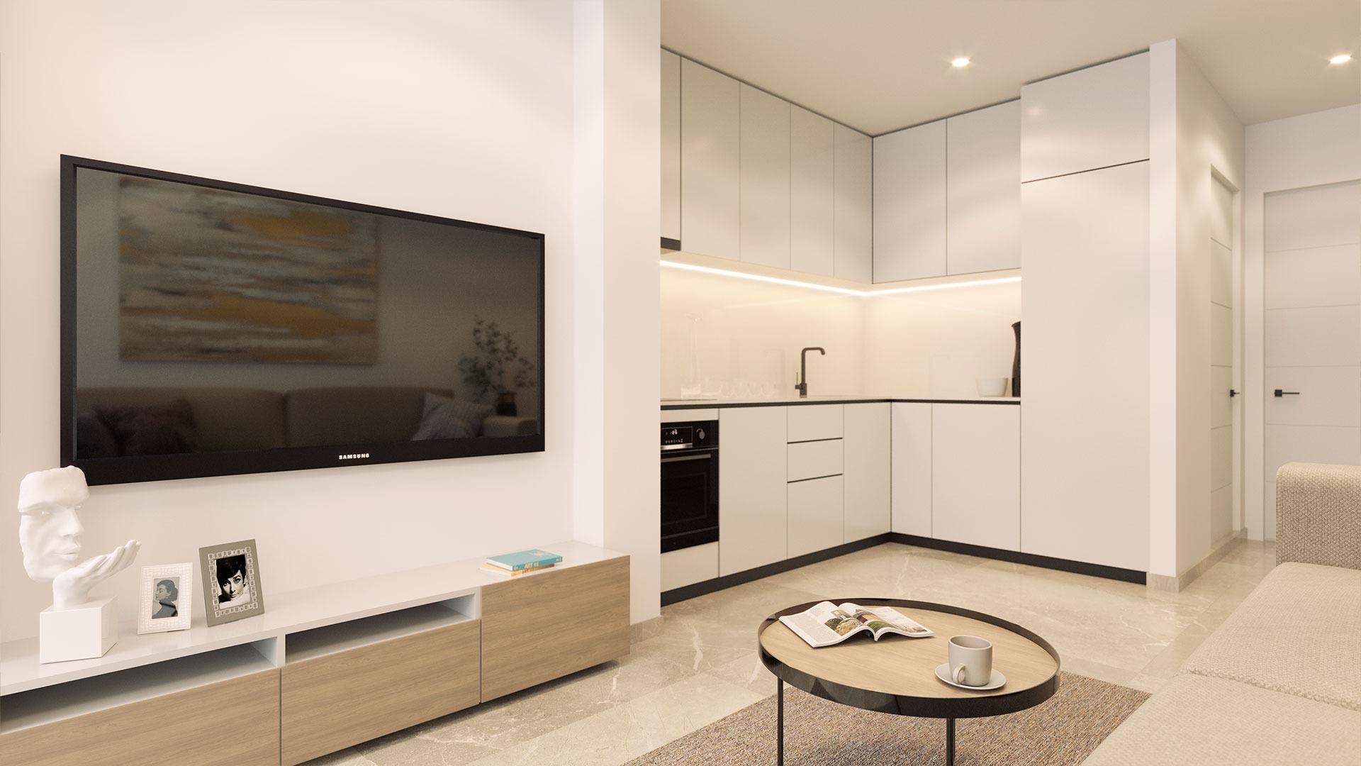 New build apartments 200 metres from the sea in torrevieja