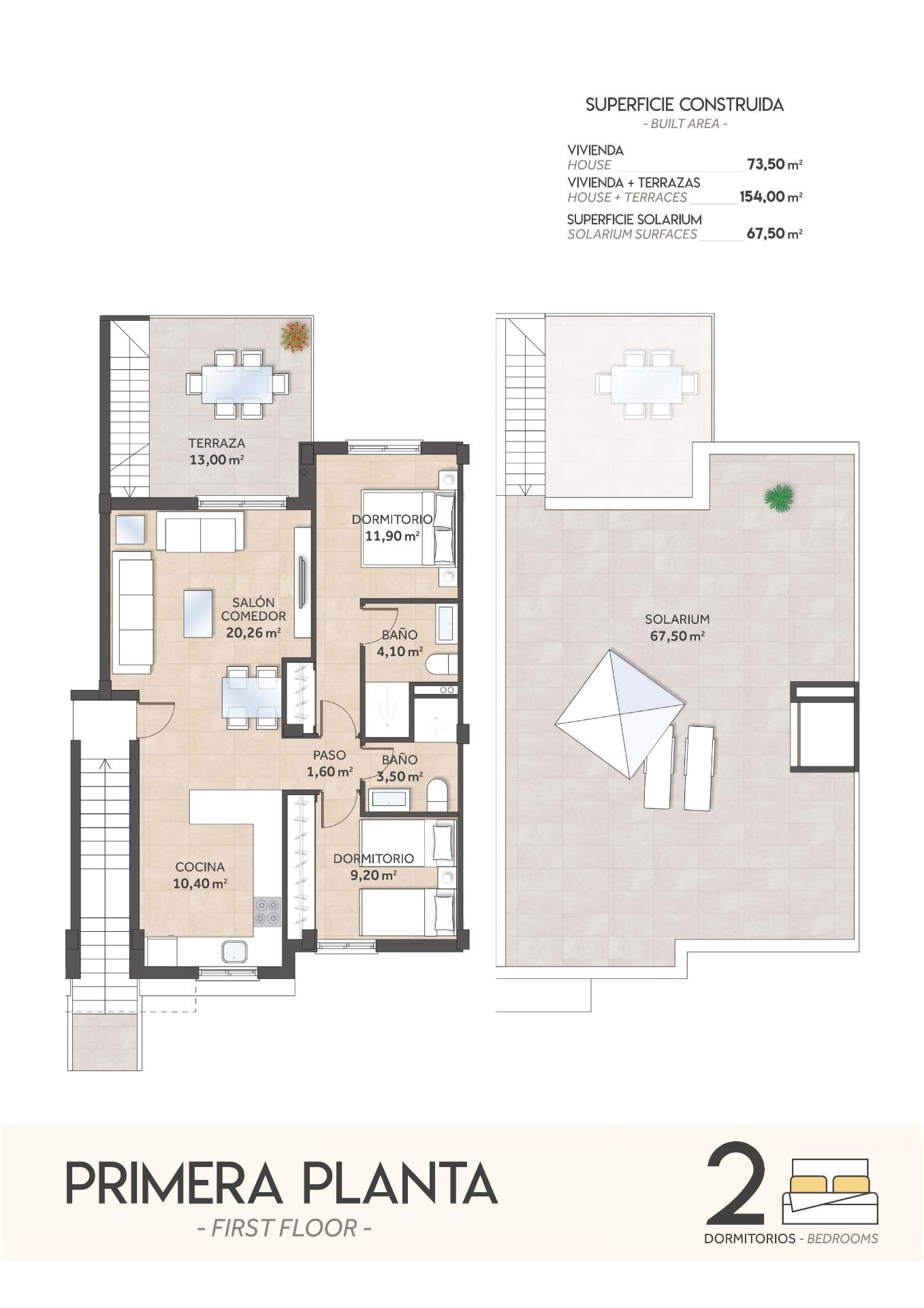 New build bungalows in san miguel de salinas – nature, golf and comfort