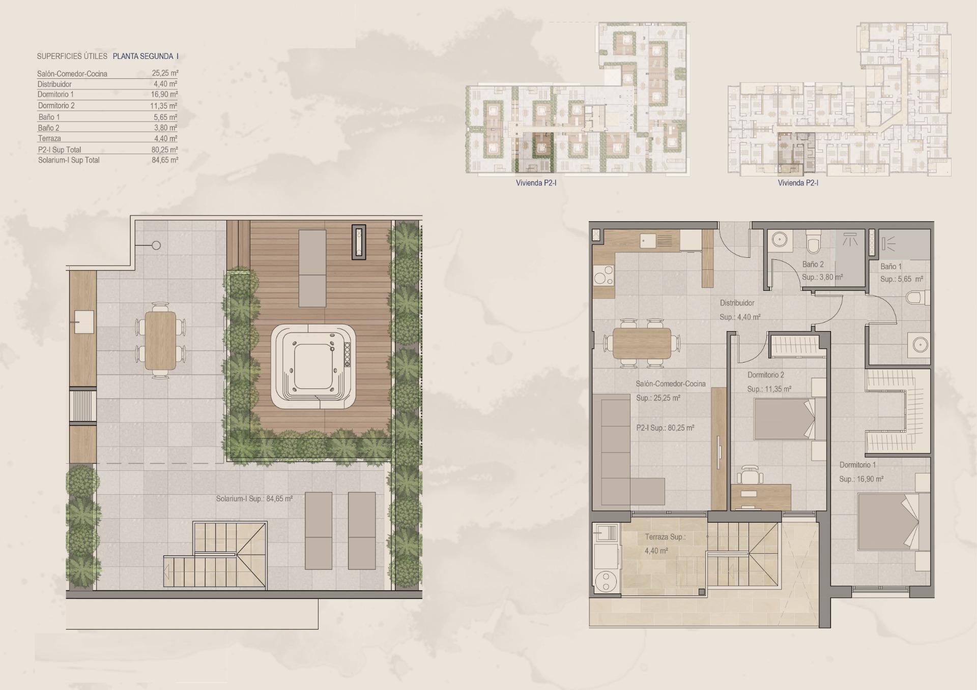 New build penthouses in torre-pacheco