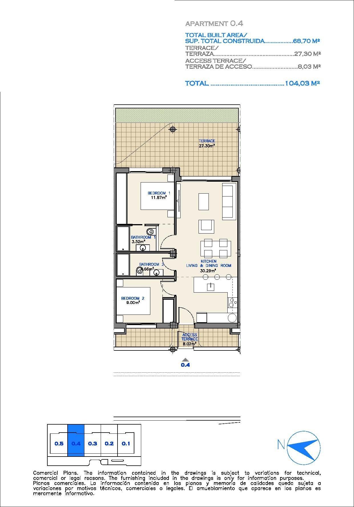 New build residential complex in los alcazares