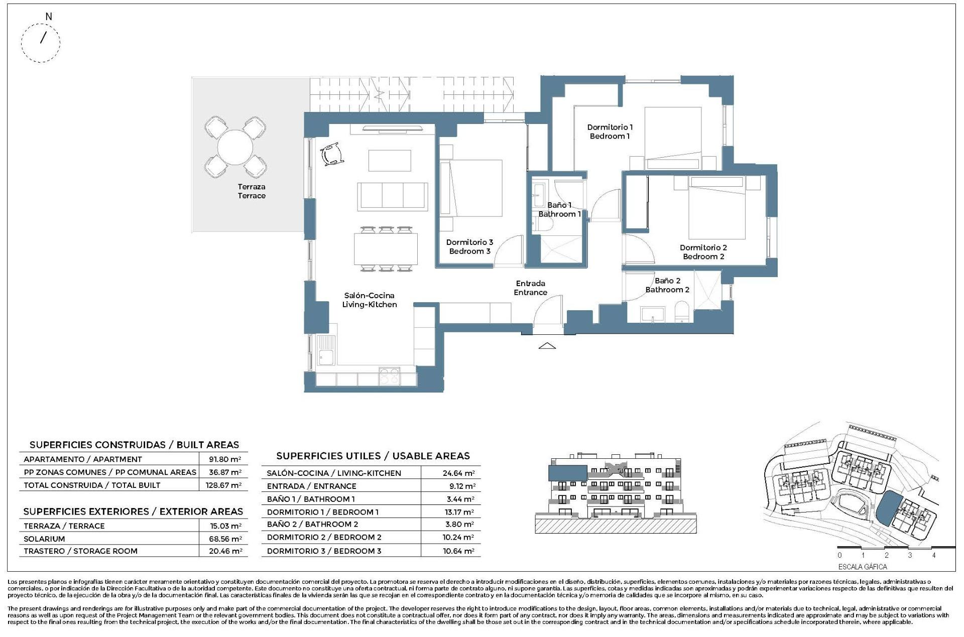 New build apartments and semi detached villas in corvera hills golf-murcia
