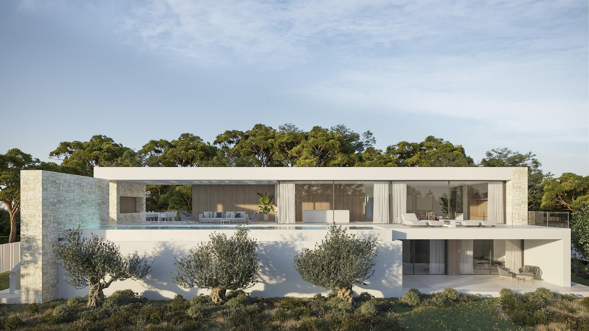 Luxury new build villas for sale in moraira-teulada near the sea