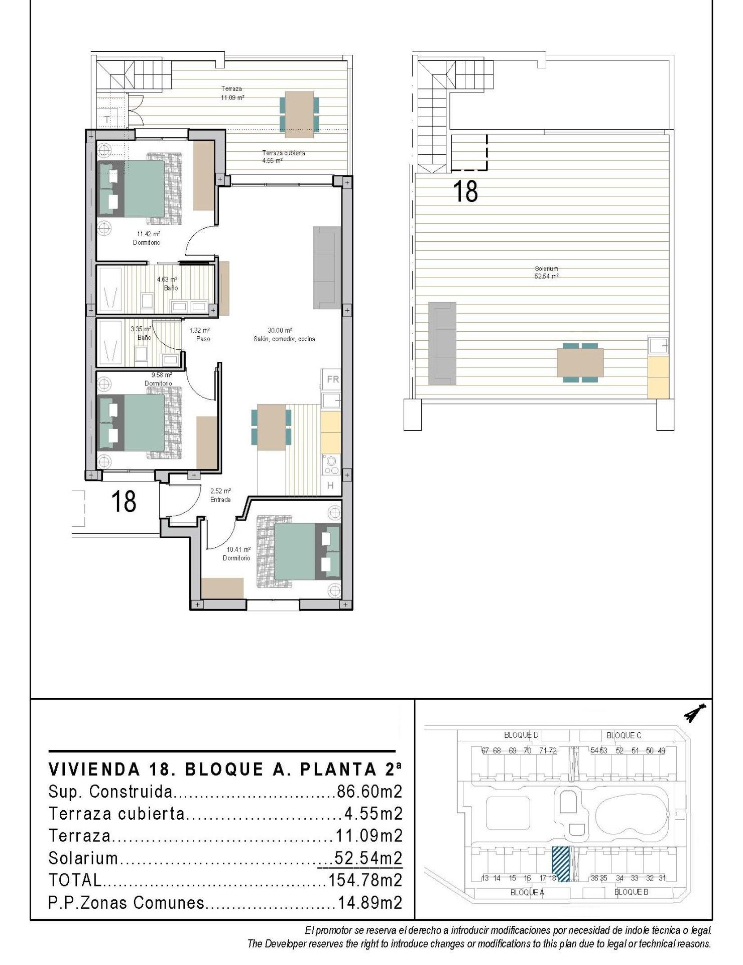 Modern new build apartments in san cayetano, torrepacheco, murcia