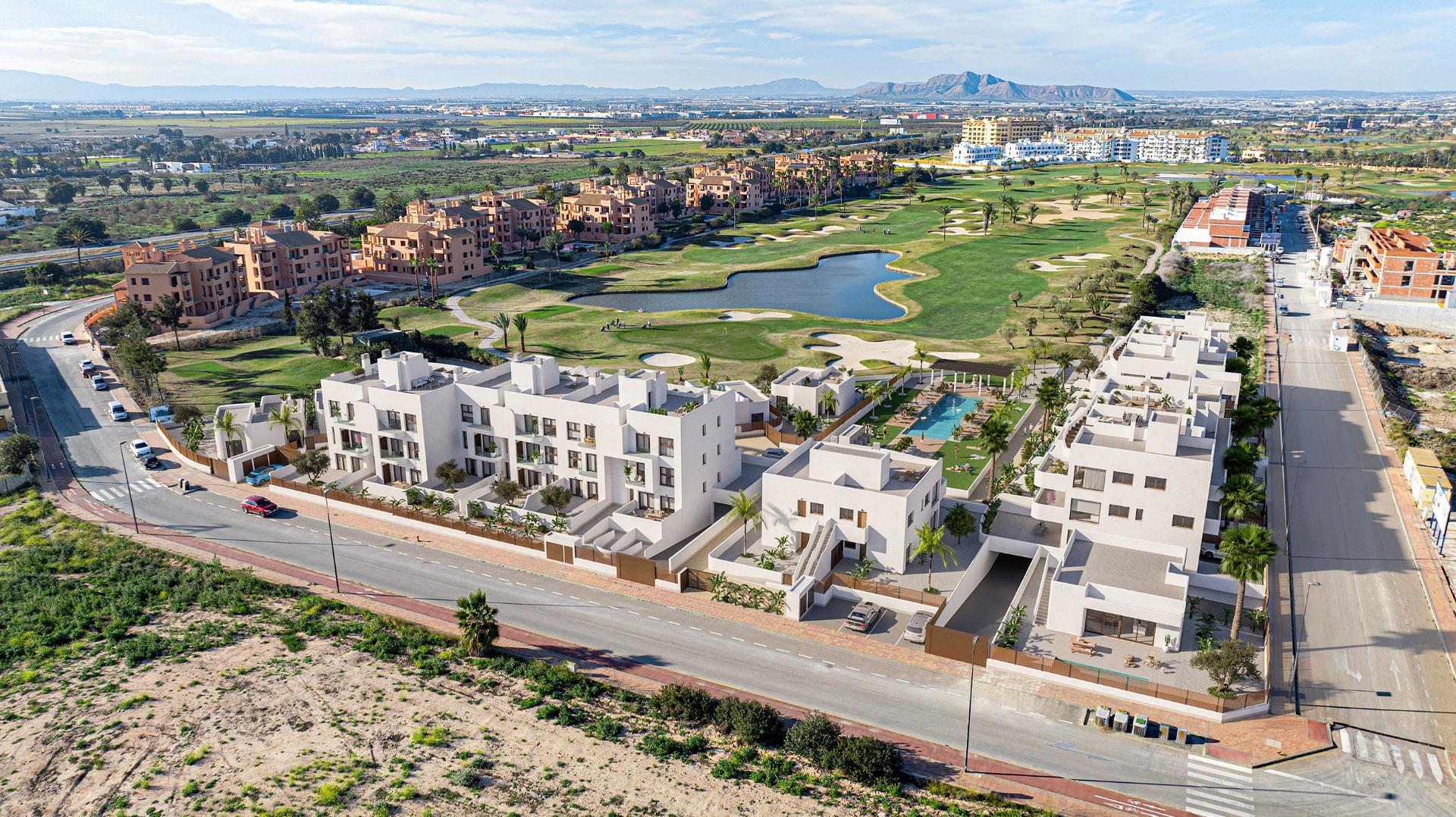 New build residential complex near serena golf and the mar menor in los alcazares
