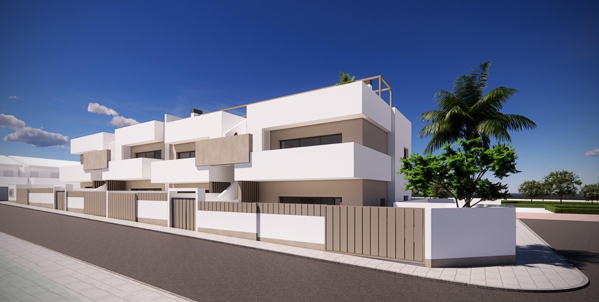 New build bungalows for sale in pilar de la horadada 3 km from beach