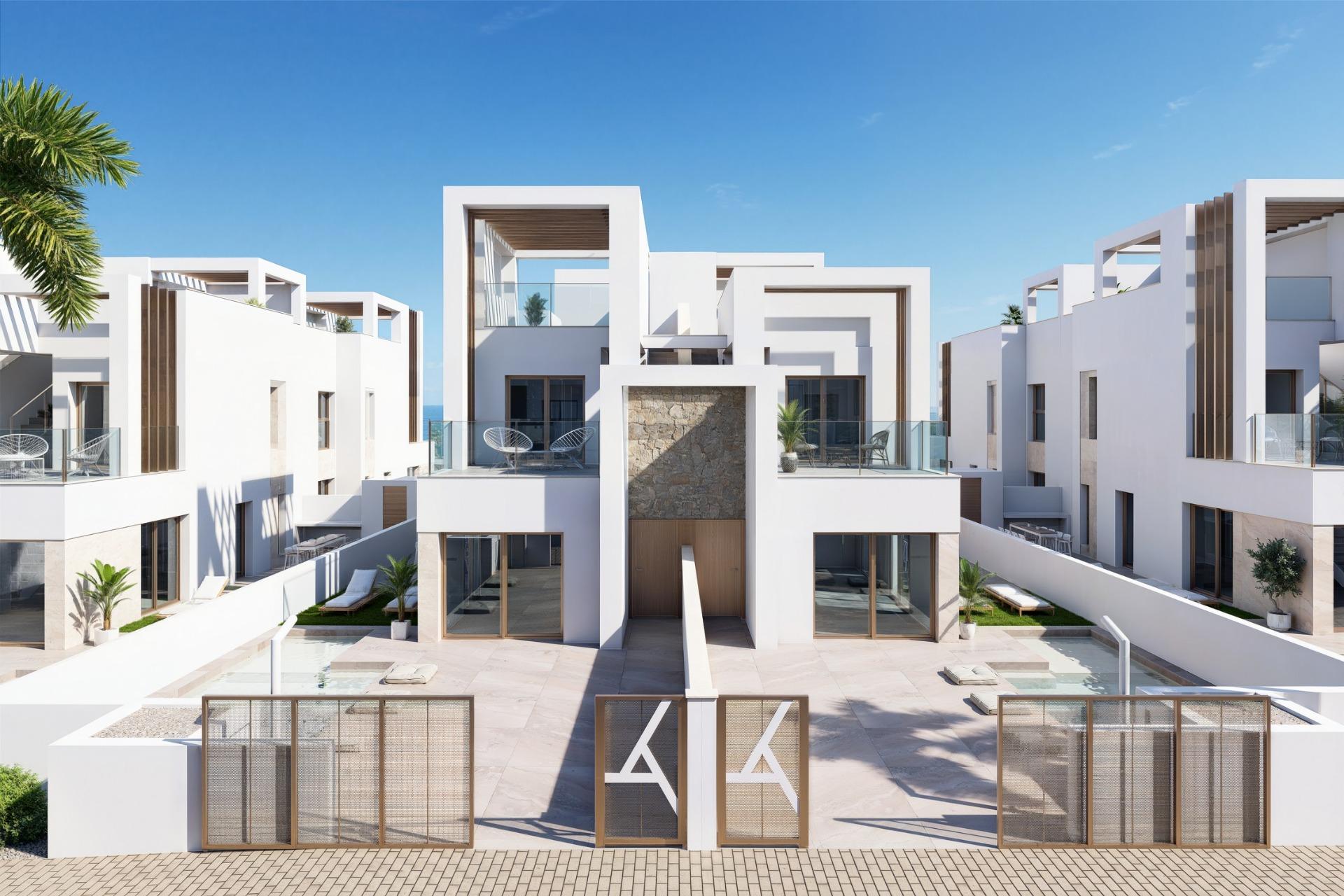 New build villas with private pool at serena golf-los alcazares