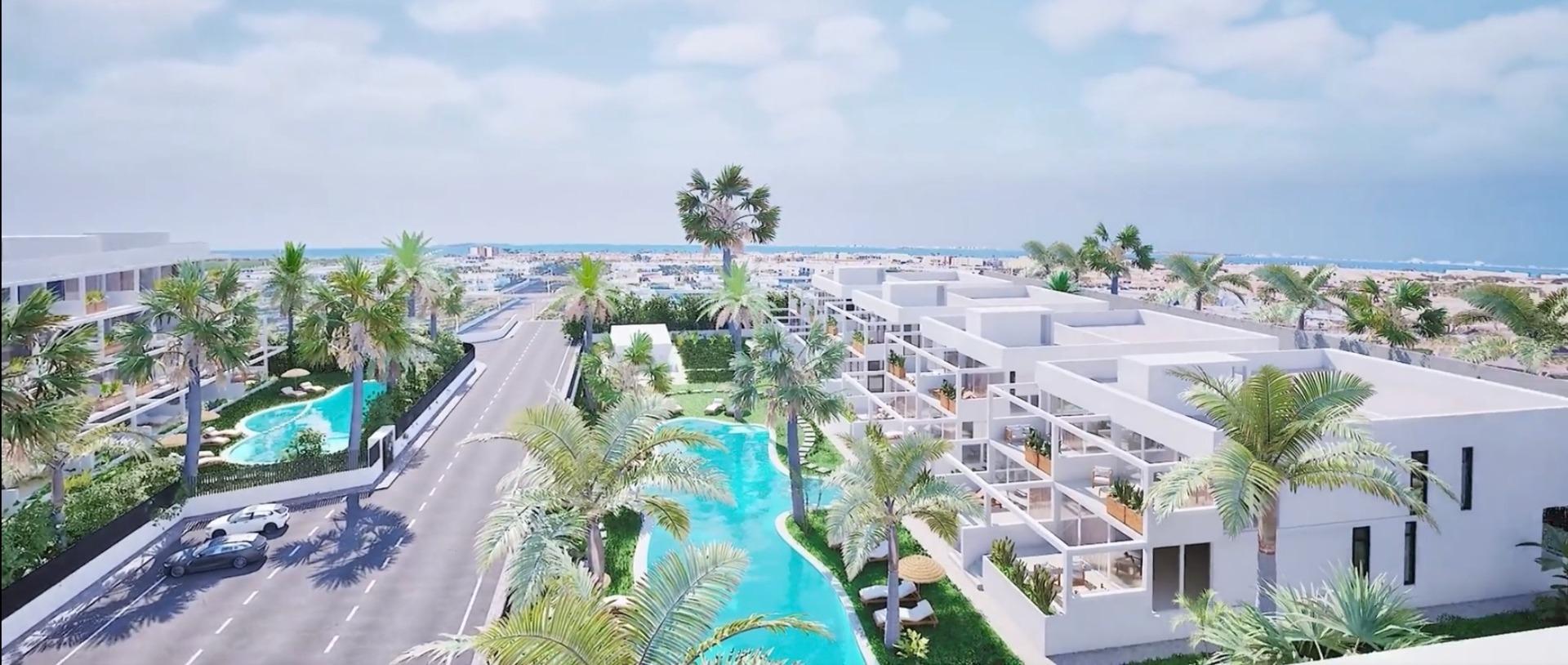New build bungalows for sale in mar de cristal near the beach