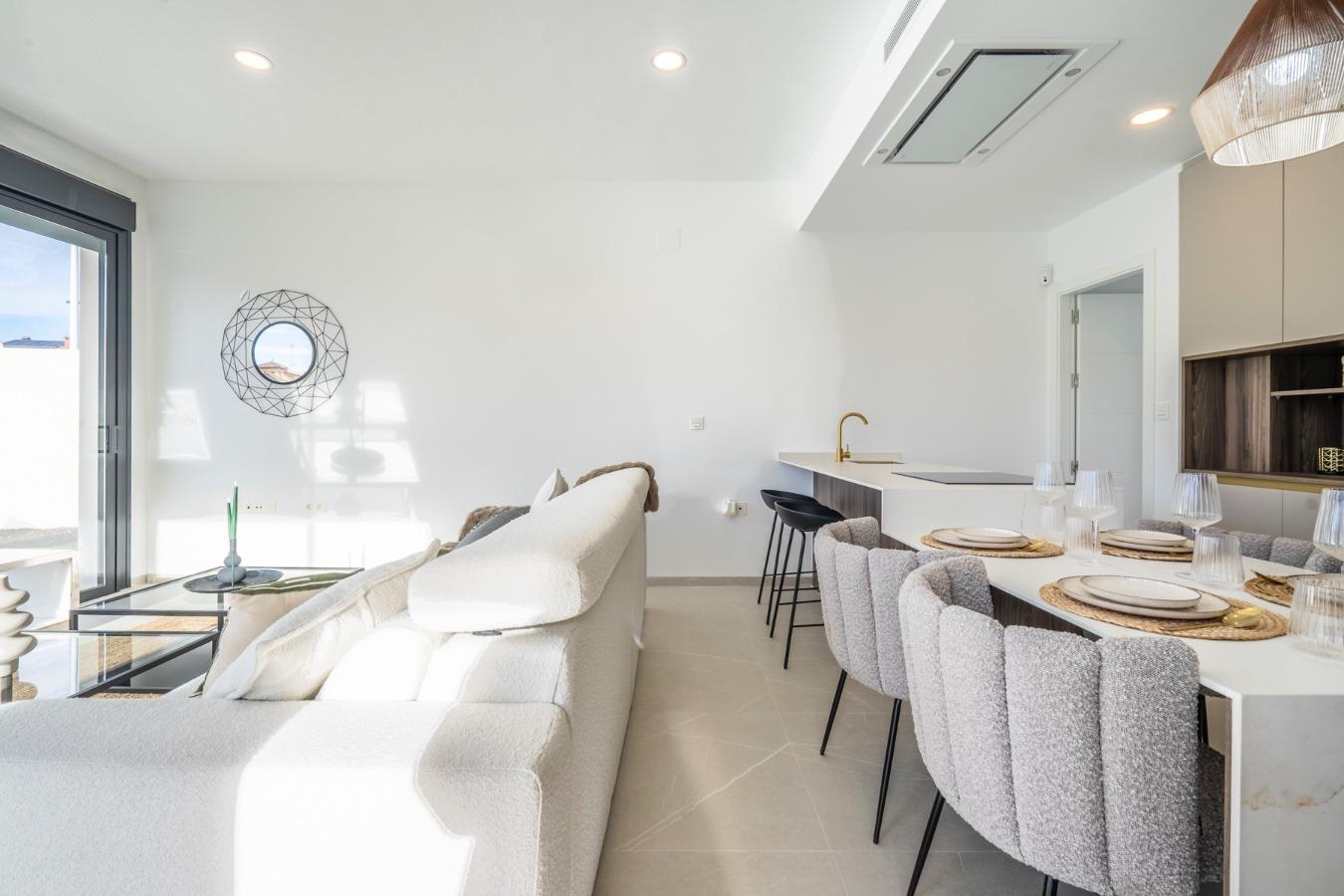 Newly built detached villas with private pool in roldán, torre-pacheco