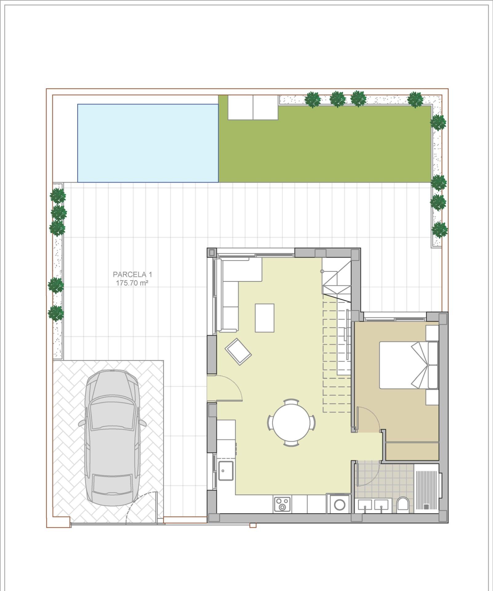 Modern villas with private pool in vistabella golf resort, orihuela