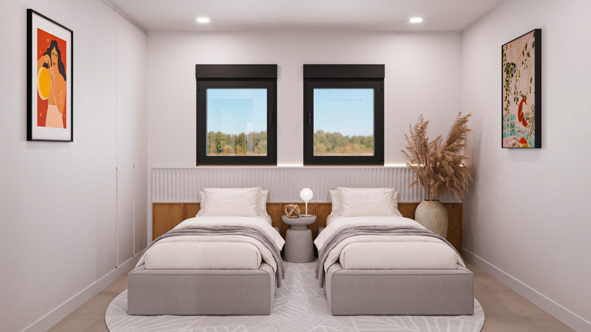 New build townhouses in fuente alamo, murcia
