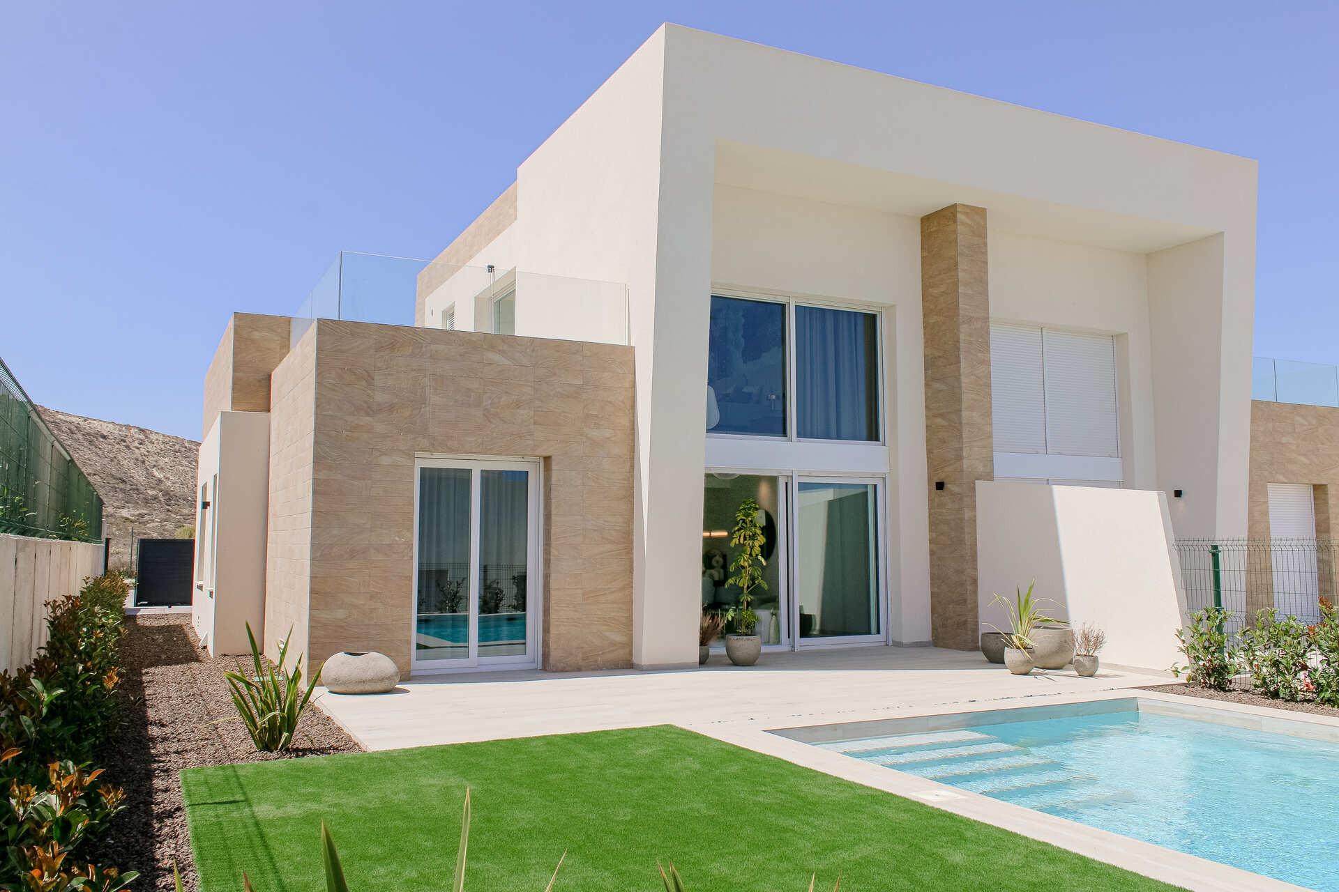 New build semi-detached villas with private pool in la finca golf resort, algorfa