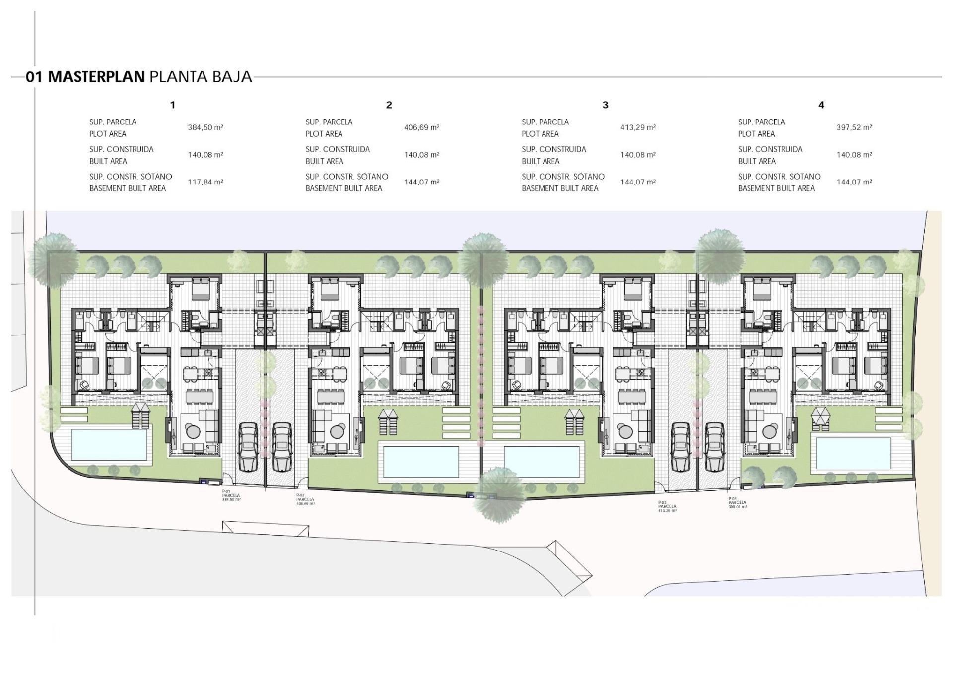 New build villas in private gated resort in province of murcia