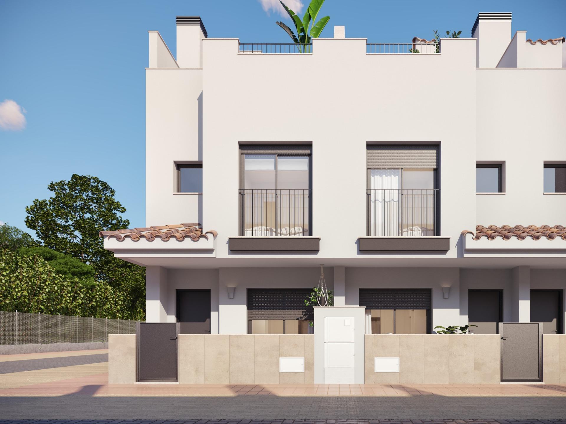 Modern townhouses near golf courses in santa rosalia-murcia
