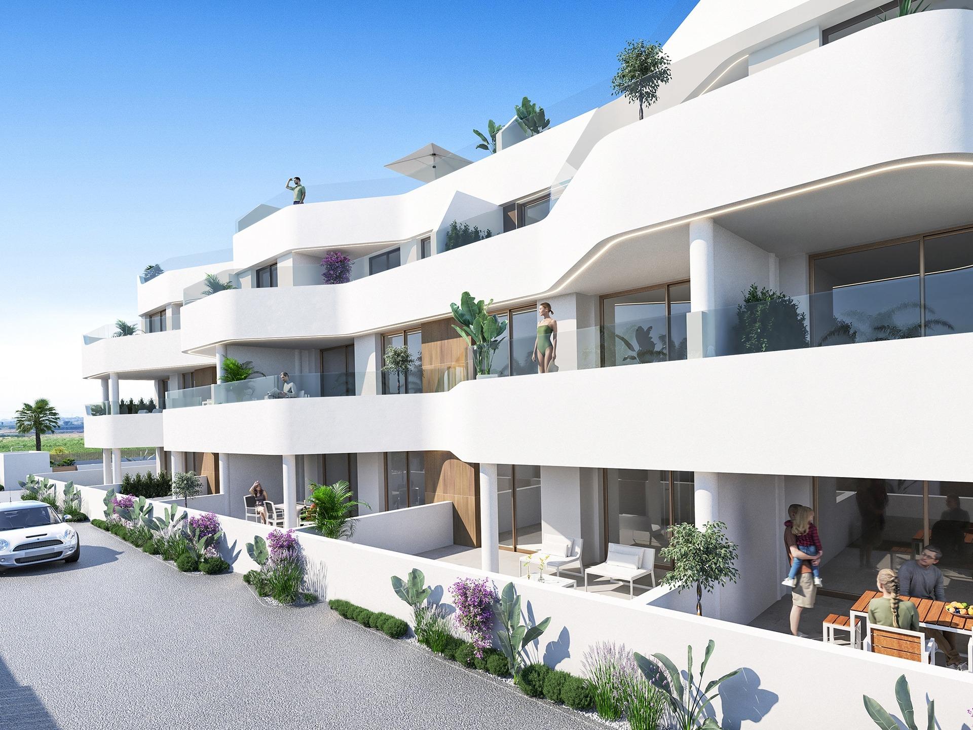 New build residential complex in los alcazares