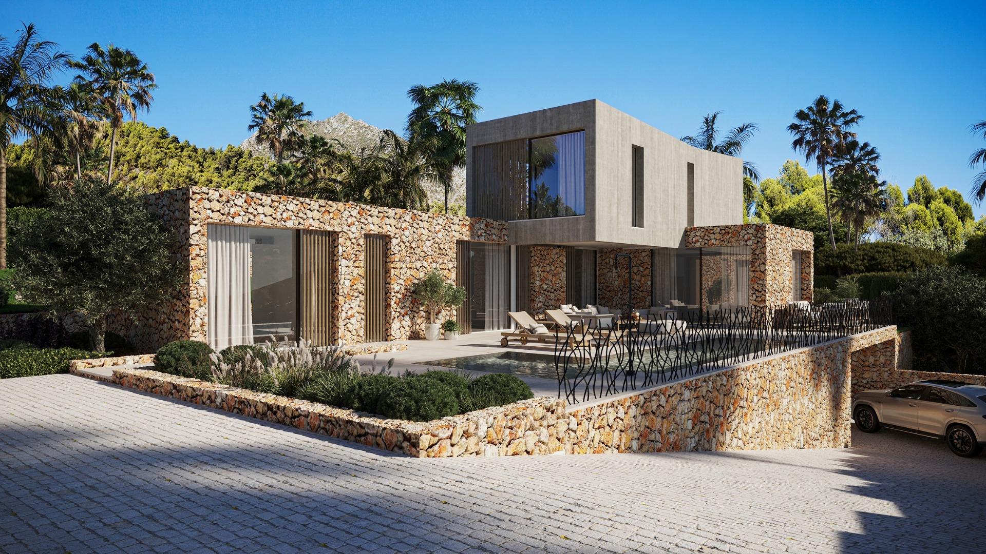 Modern new build villa with luxury features in javea