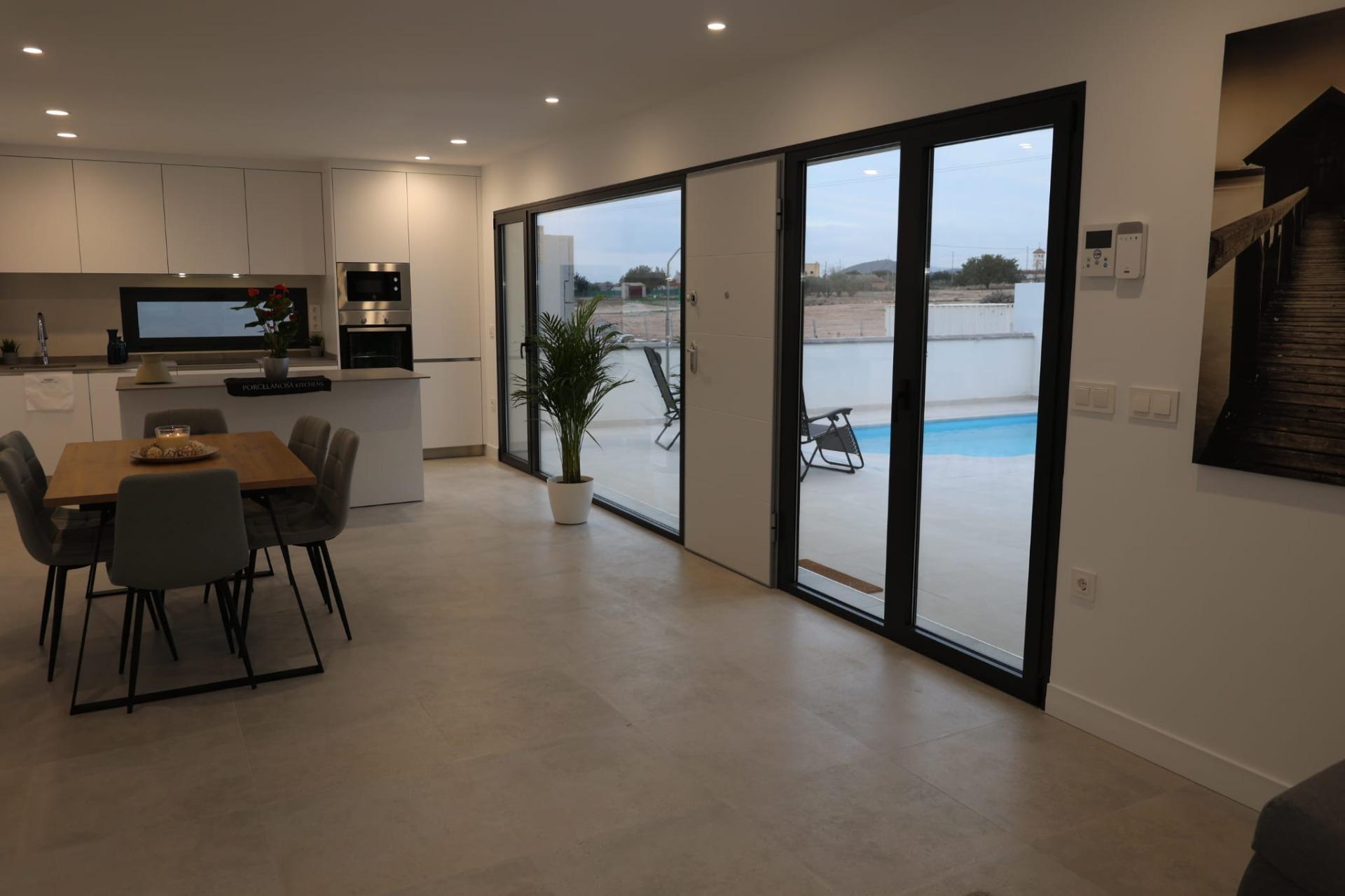 New build townhouses in fuente alamo, murcia