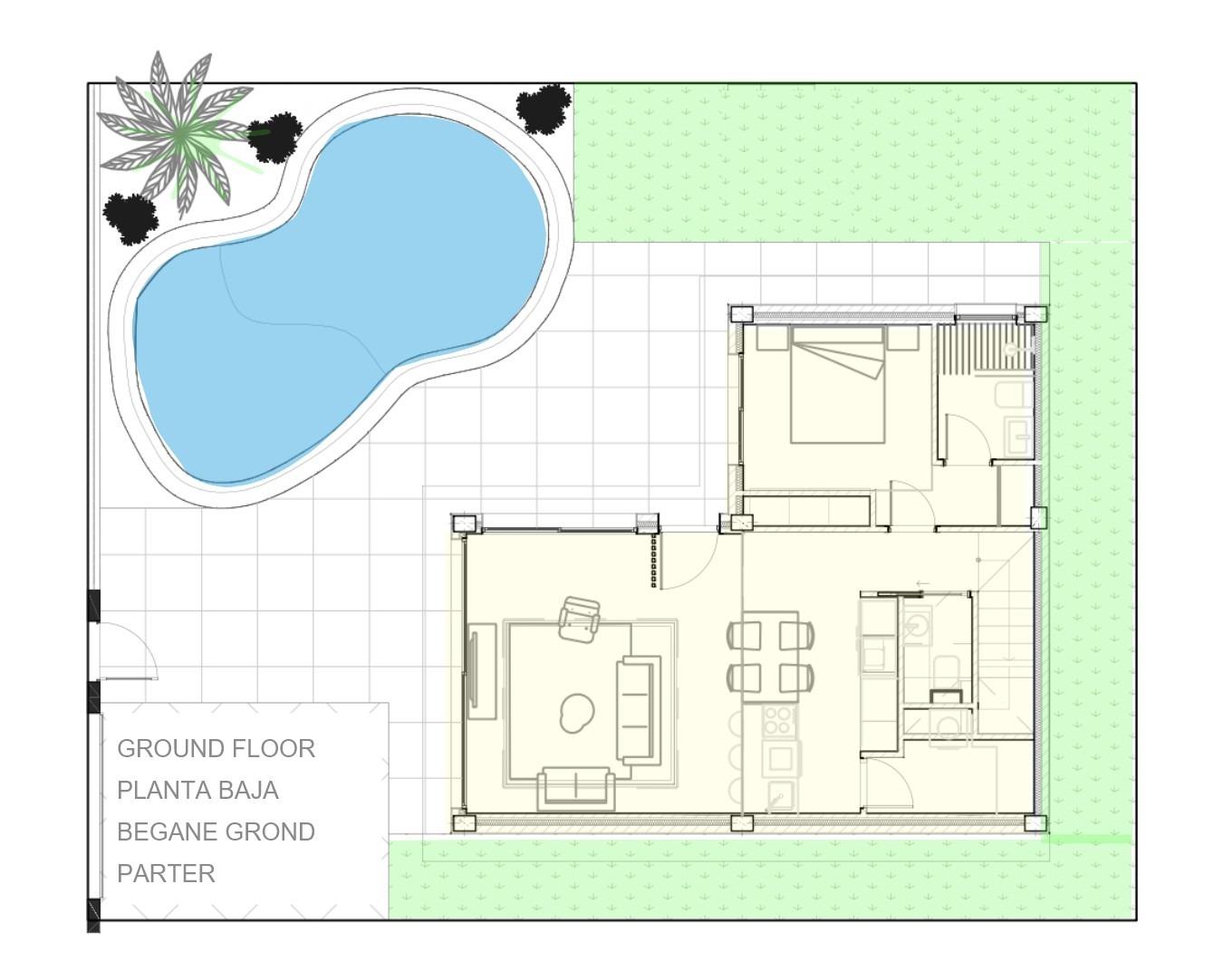 Newly built detached villas with private pool in roldán, torre-pacheco