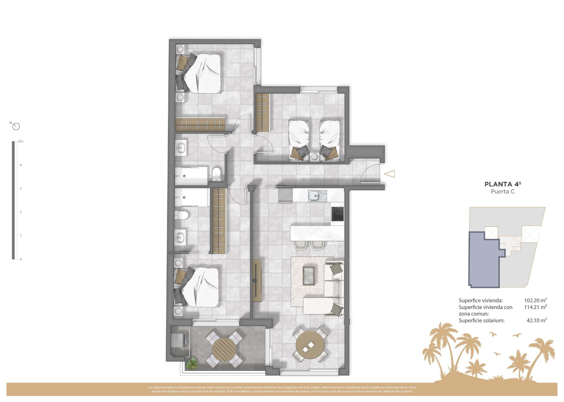 New development apartments in central guardamar del segura, costa blanca