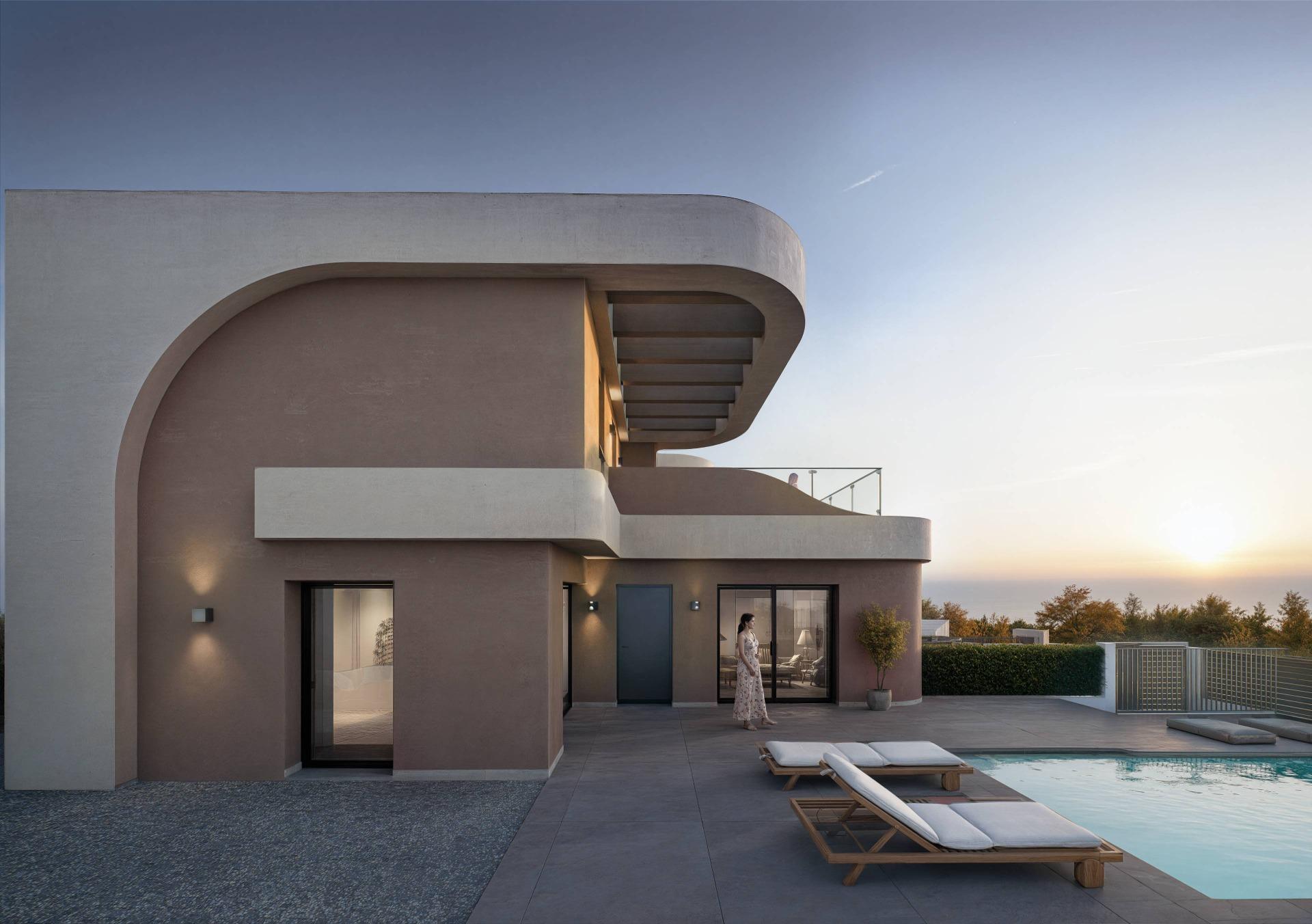 Modern semi detached villas in daya nueva with contemporary design and excellent connectivity