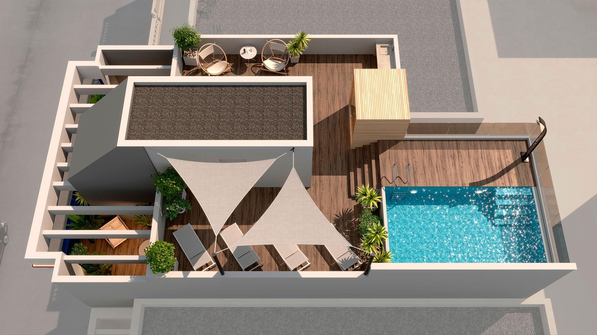 New build apartments 200 metres from the sea in torrevieja