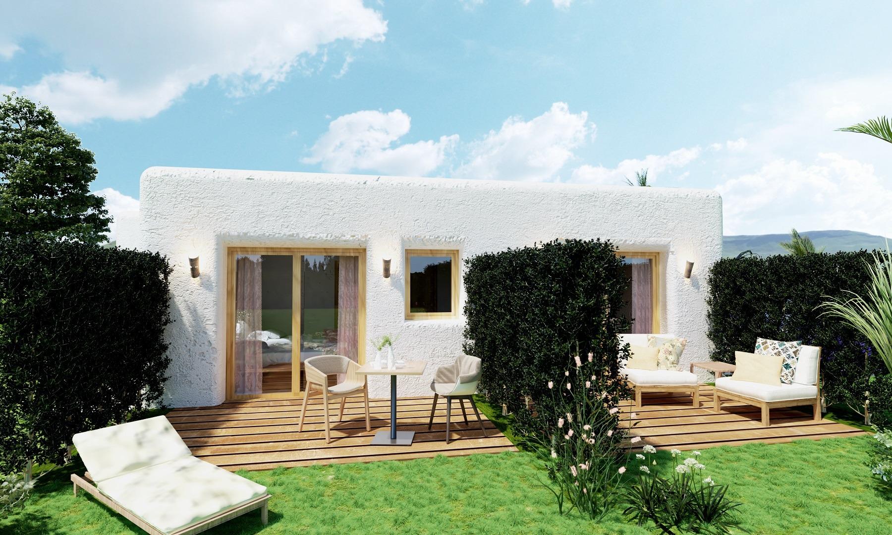 New build villas on large rustic plots in pinoso, alicante