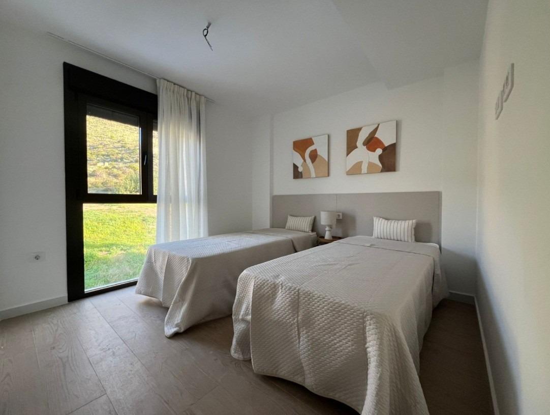 New build townhouses with sea views in portman murcia