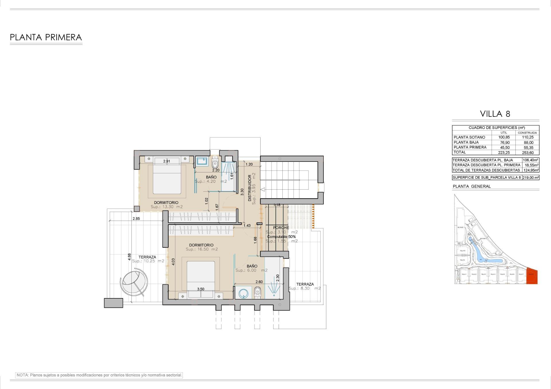 New build villas and bungalows just 250 meters from the beach in mar de pulpí