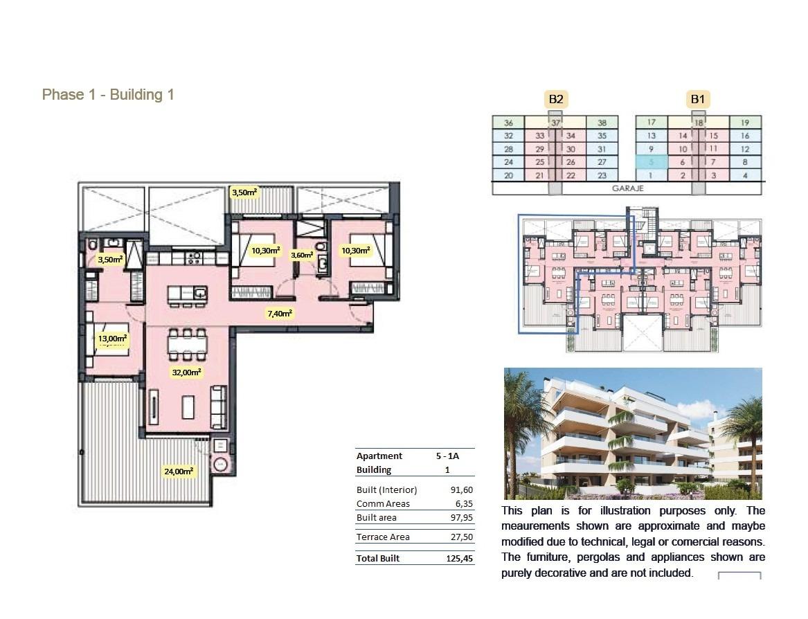Luxury new build apartments for sale in santa rosalia lake and life resort murcia