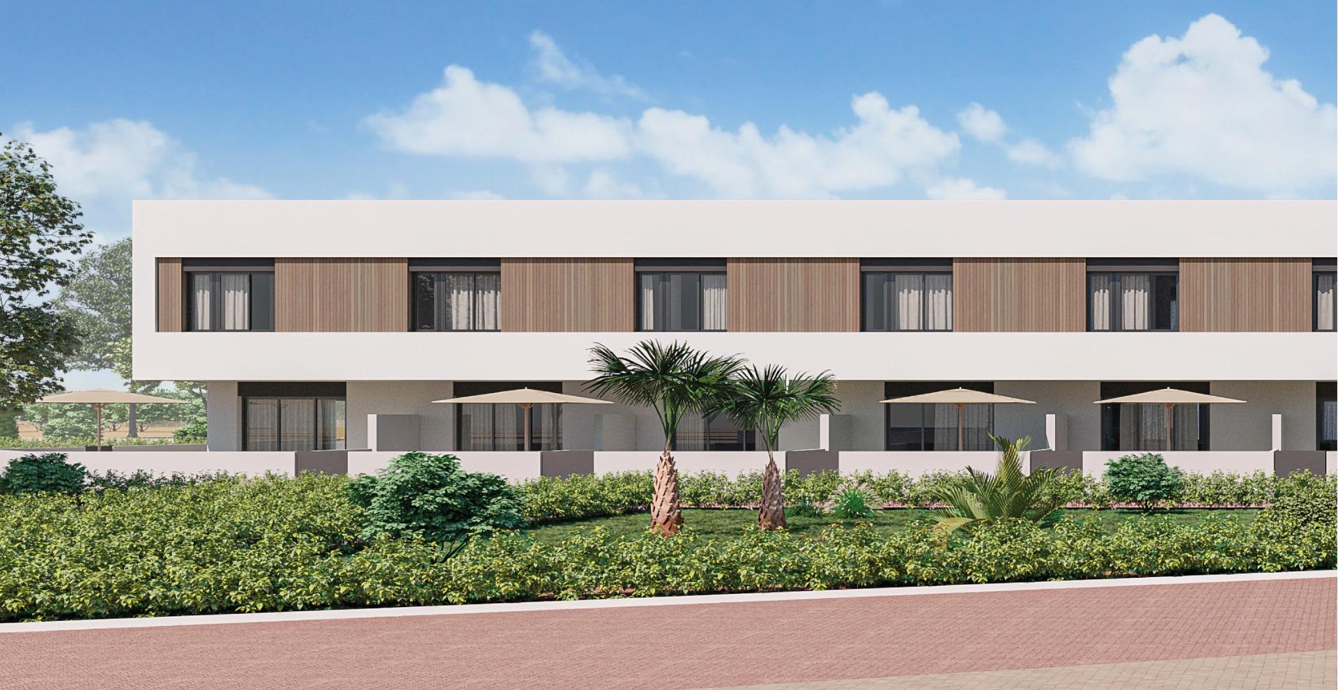 New build townhouses and corner townhouses in pilar de la horadada