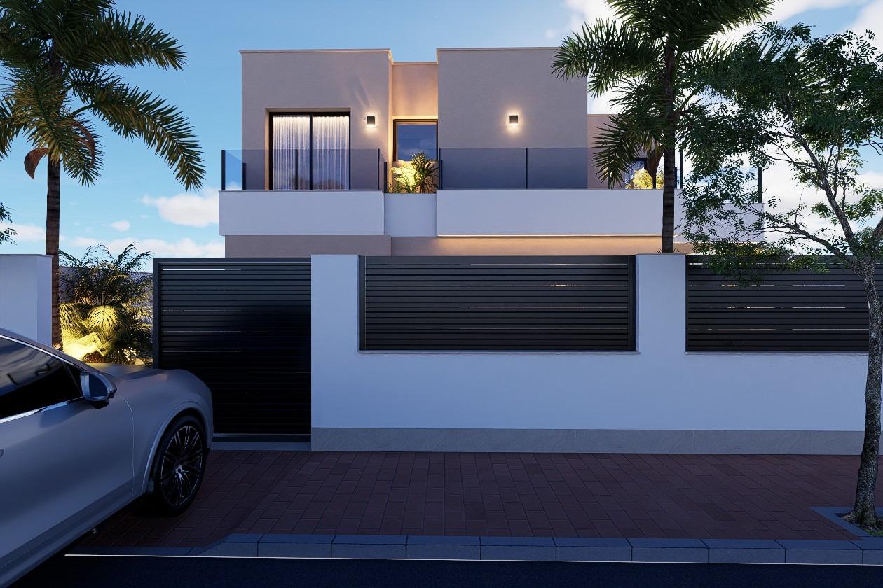 New build luxury villas for sale in san pedro del pinatar near the mar menor