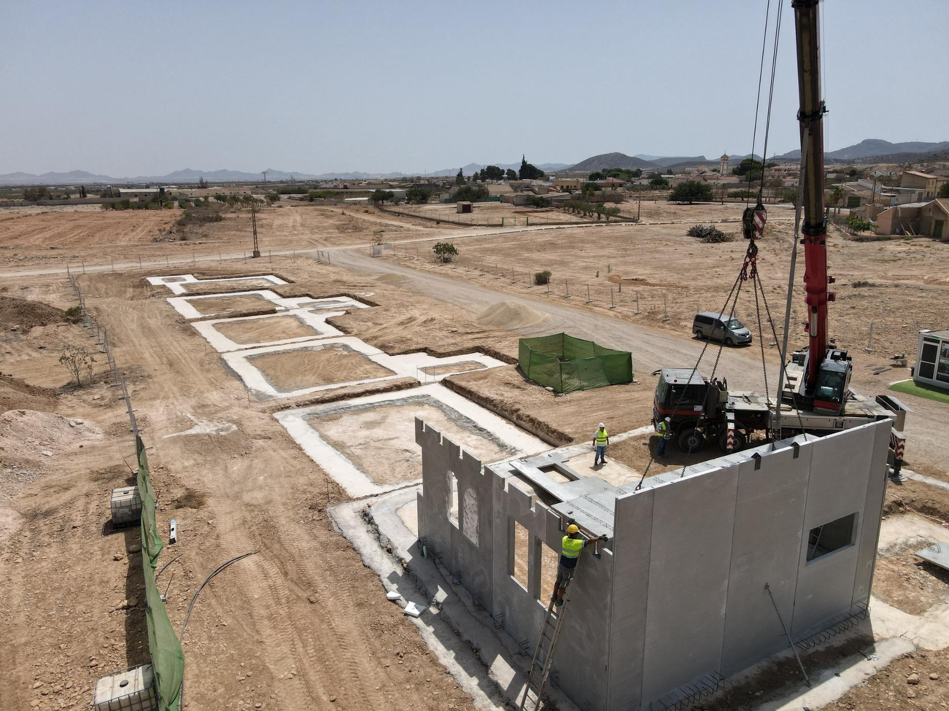 New build bungalows in fuente alamo, murcia