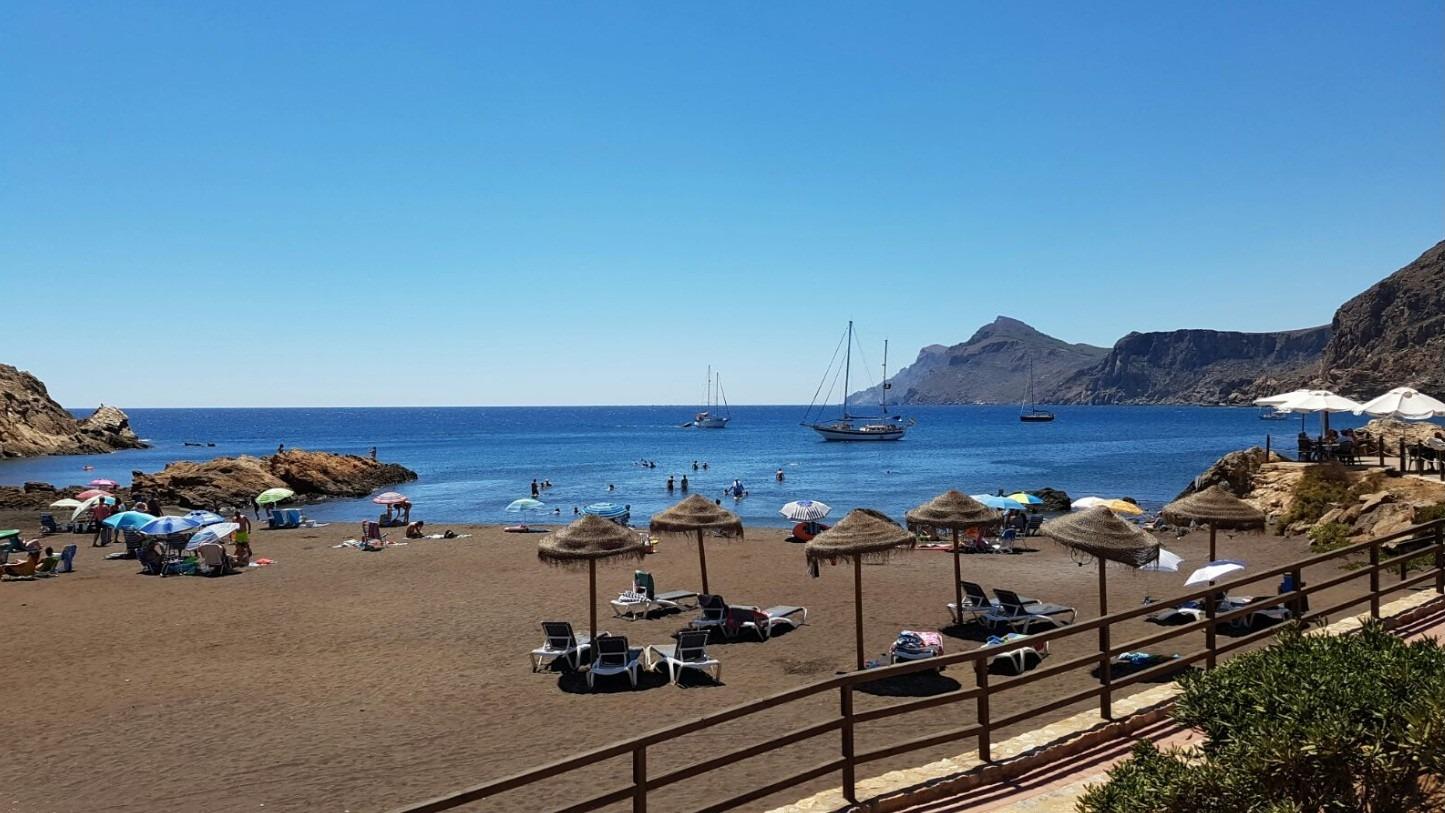 New build townhouses with sea views in portman murcia