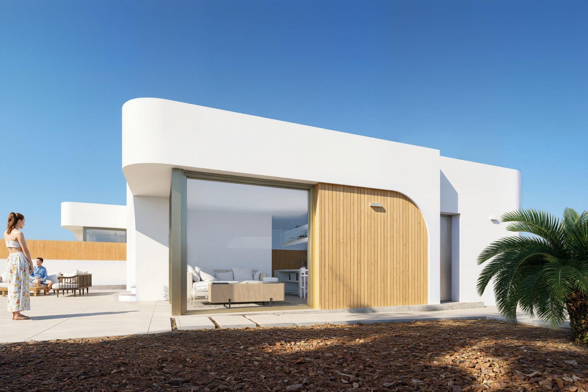 New build residential complex in los alcázares on the frontline of serena golf
