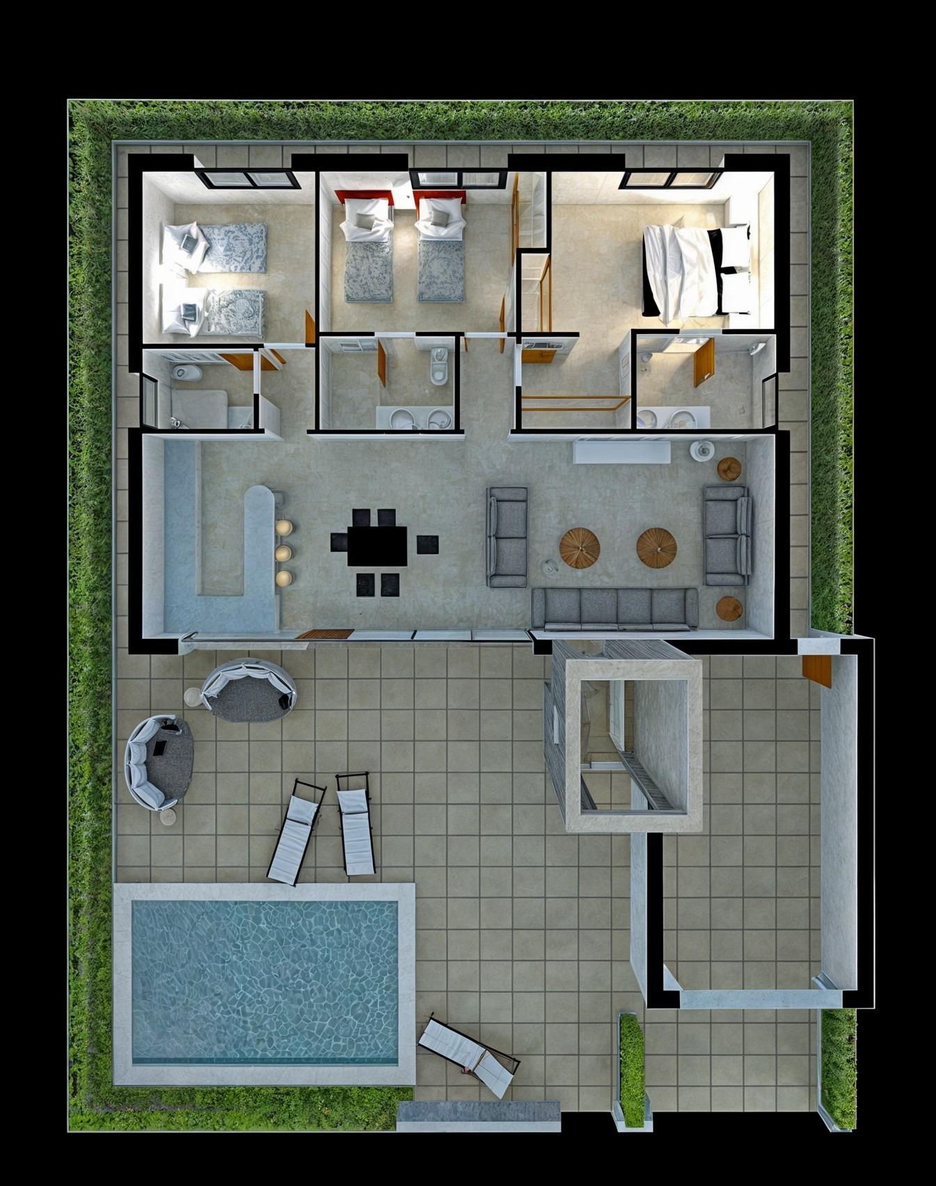 New build townhouses in fuente alamo, murcia