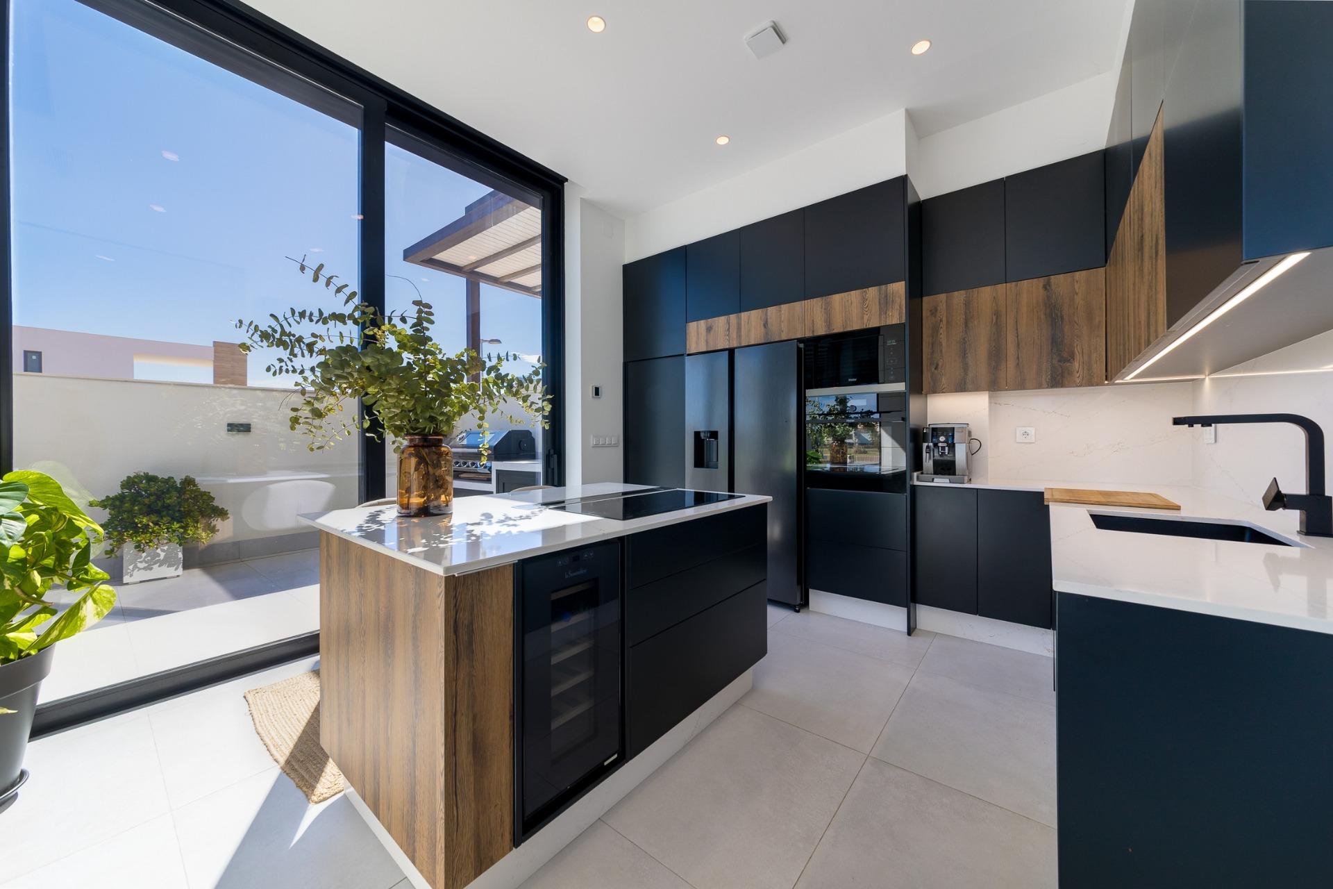New build villas in pilar de la horadada on the golf course
